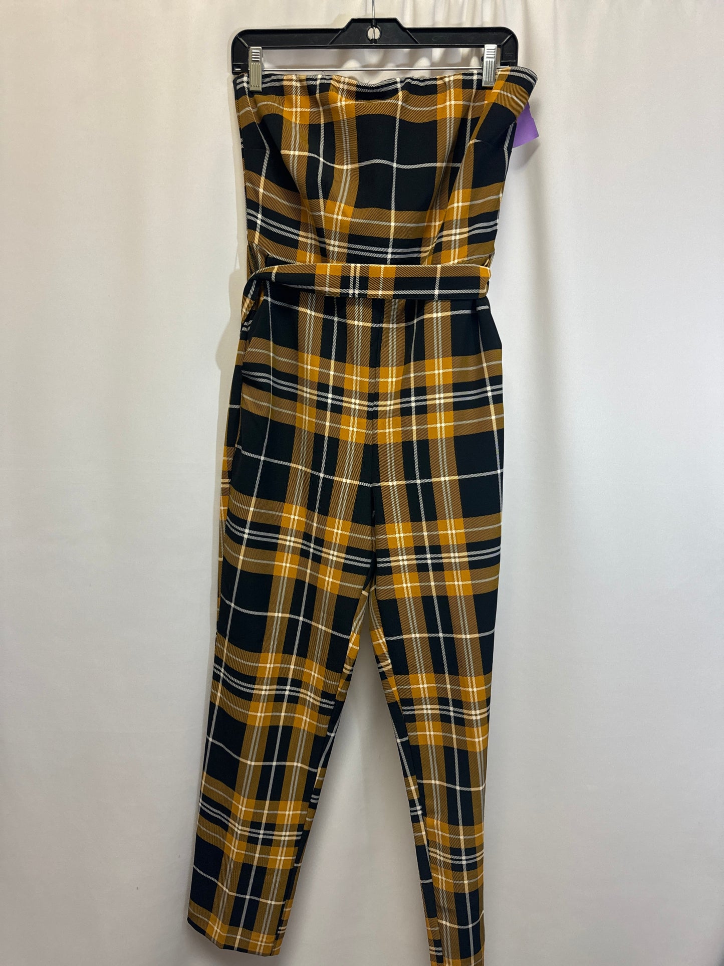 Black & Yellow Jumpsuit New York And Co, Size S
