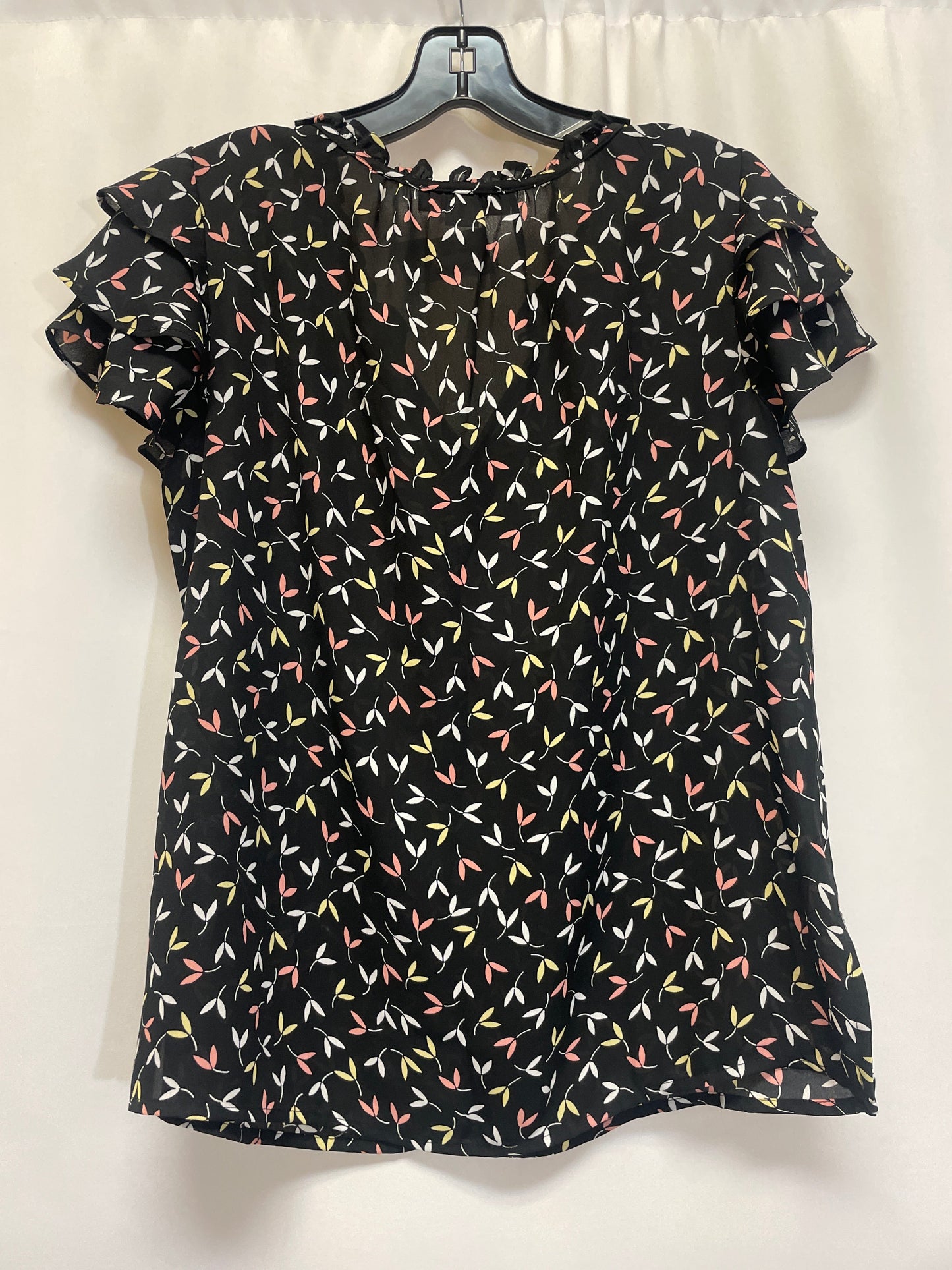 Black Top Short Sleeve Liz Claiborne, Size S