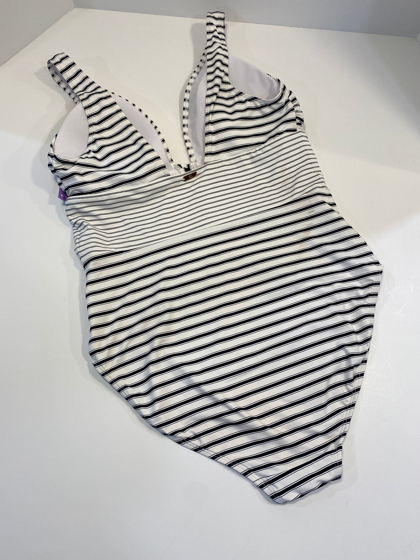 White Swimsuit Lauren By Ralph Lauren, Size Xxl