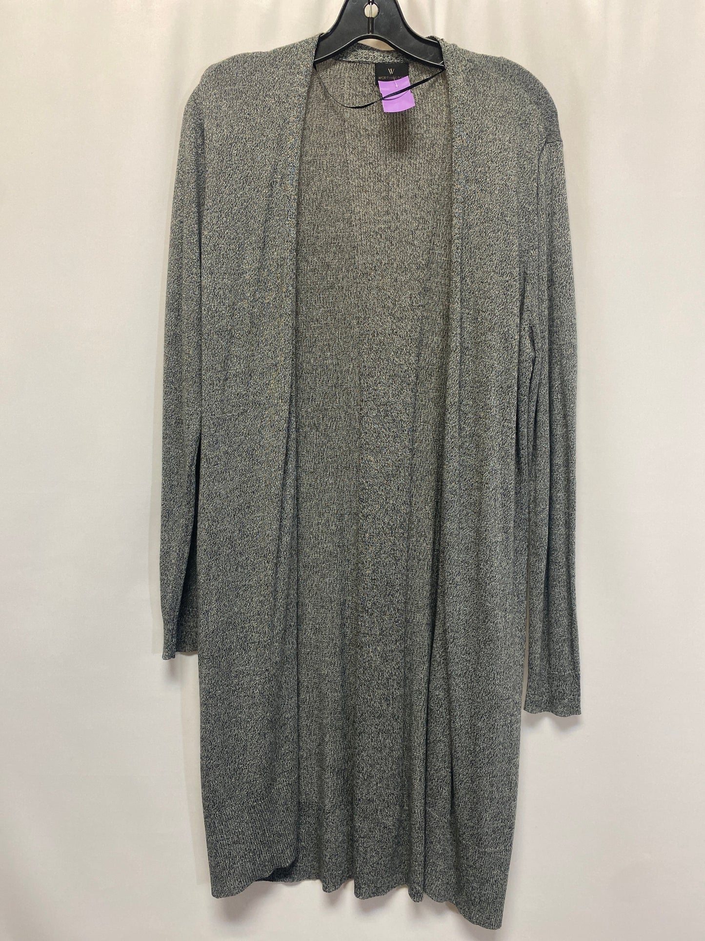 Grey Sweater Cardigan Worthington, Size Xl