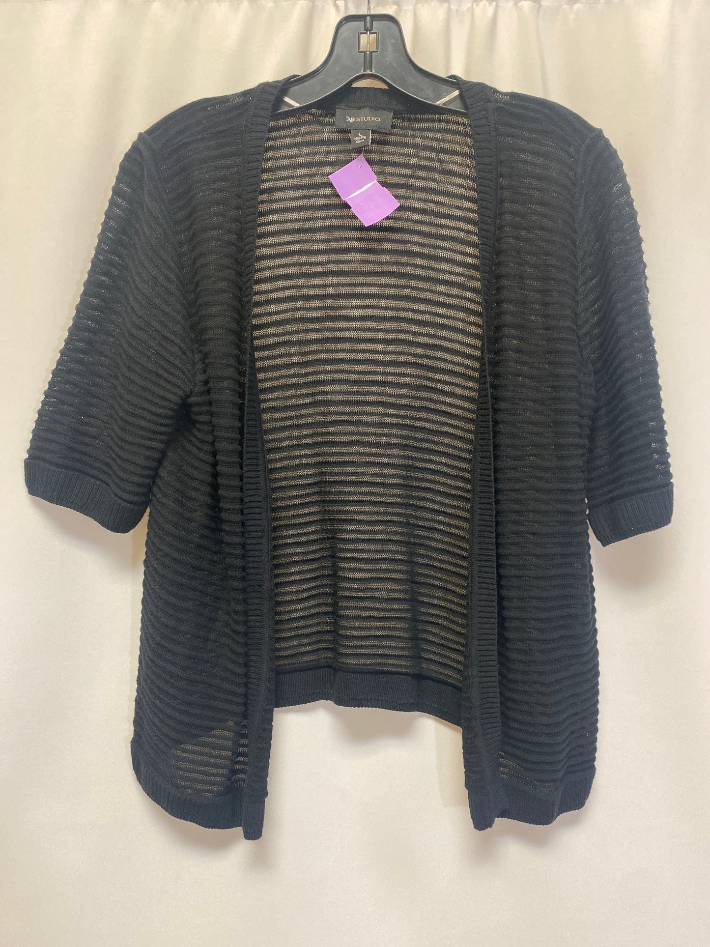 Black Cardigan Ab Studio, Size L