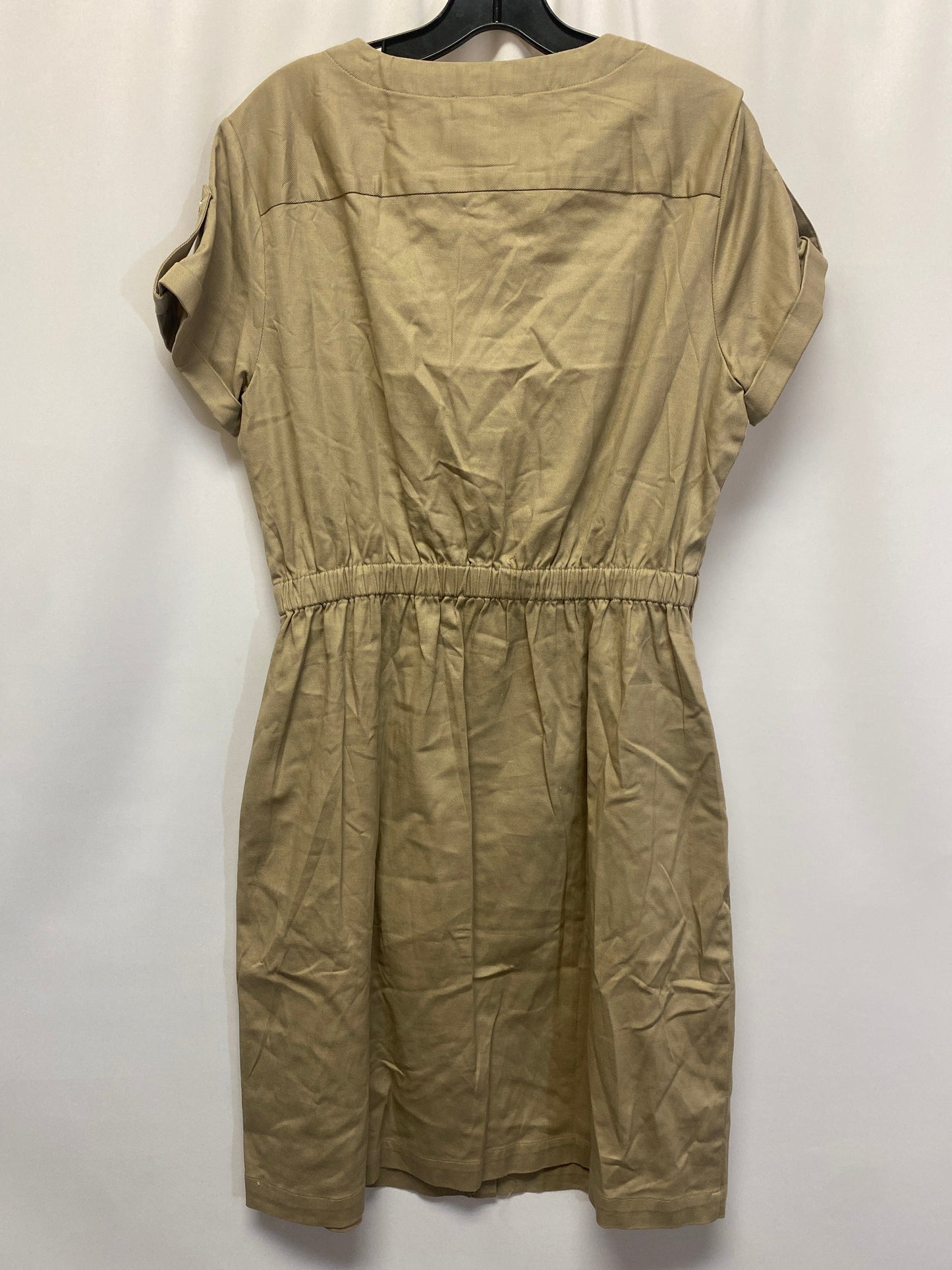 Beige Dress Casual Midi Halston, Size M