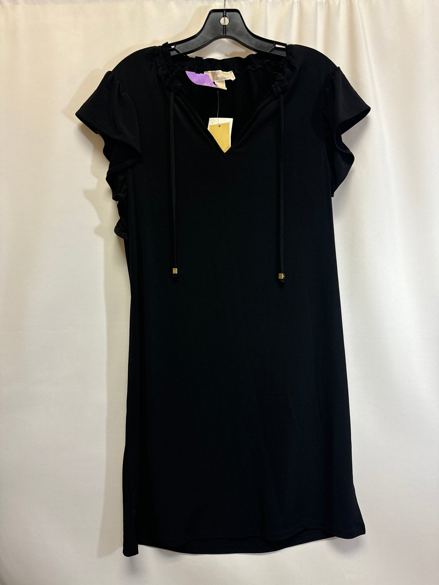 Black Dress Casual Midi Michael By Michael Kors, Size S