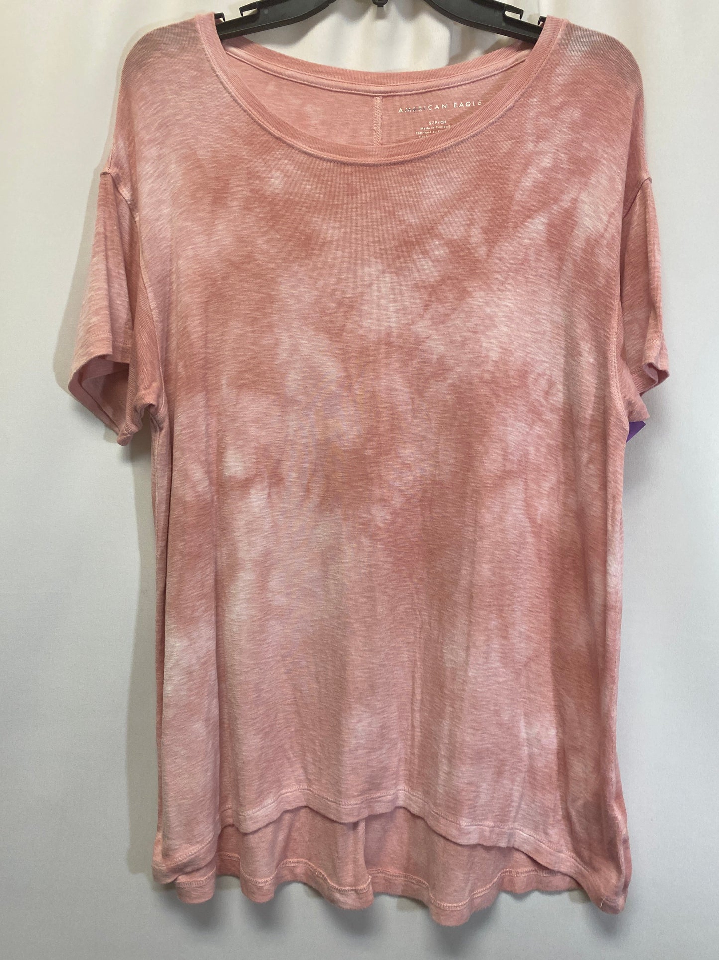 Pink Top Short Sleeve American Eagle, Size S