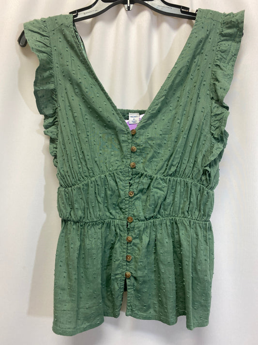 Green Top Sleeveless Old Navy, Size Xs