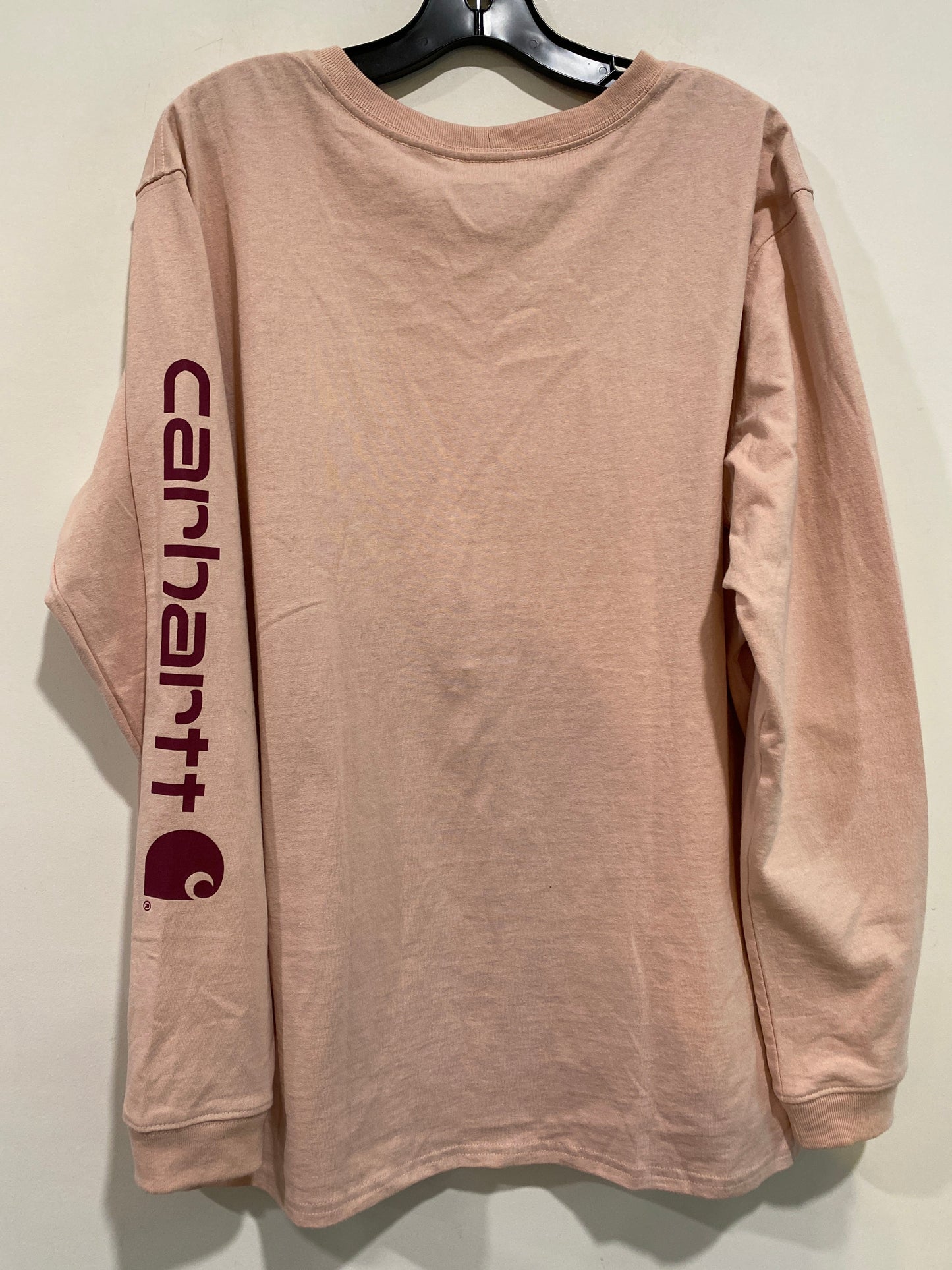 Peach Top Long Sleeve Carhartt, Size Xl