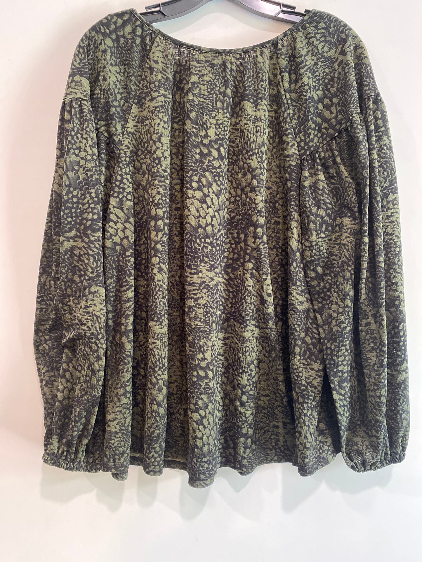 Green Top Long Sleeve Ava & Viv, Size Xxl