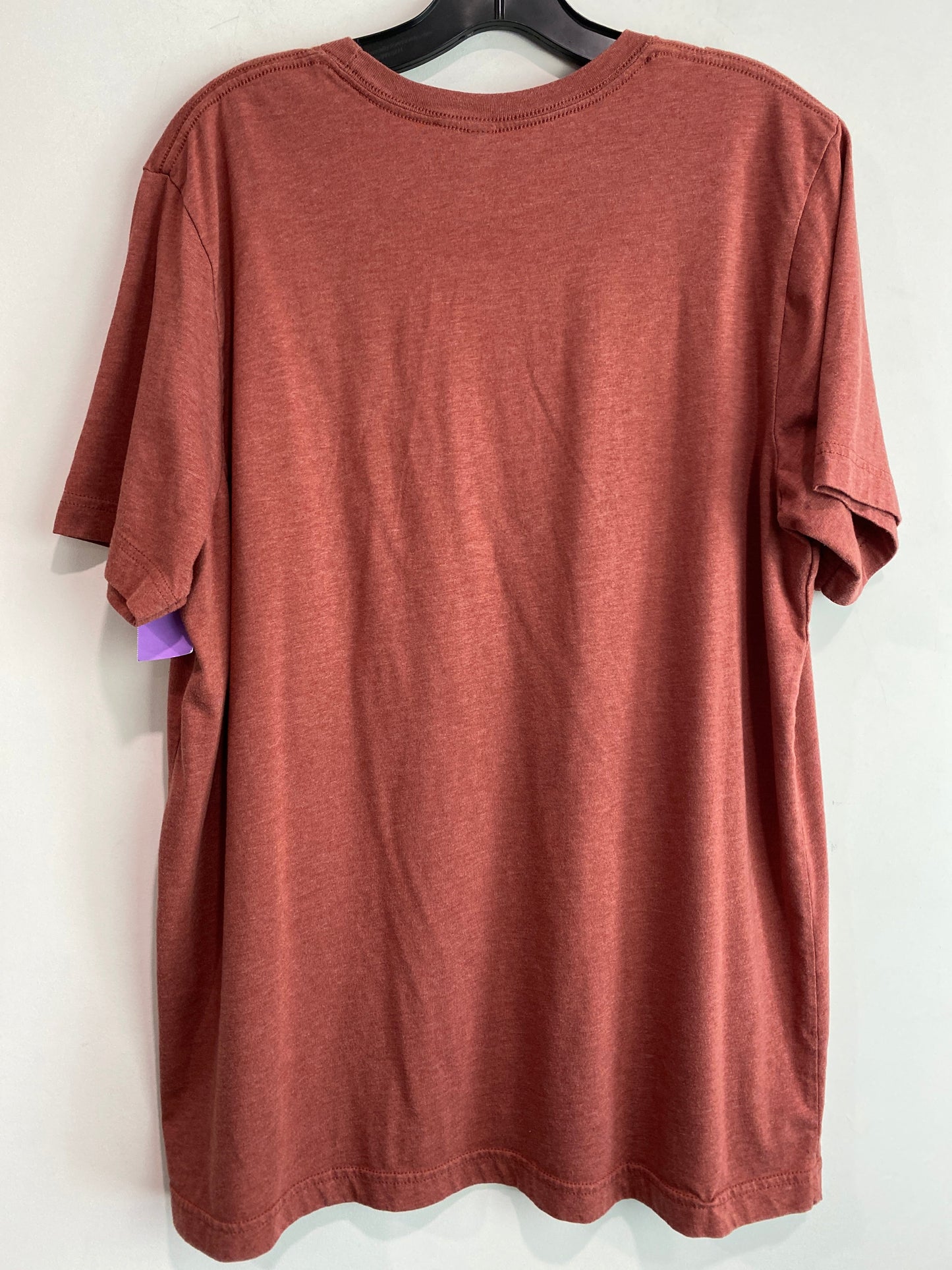 Brown Top Short Sleeve Bella + Canvas, Size Xl