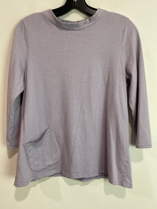 Purple Top 3/4 Sleeve J. Jill, Size S