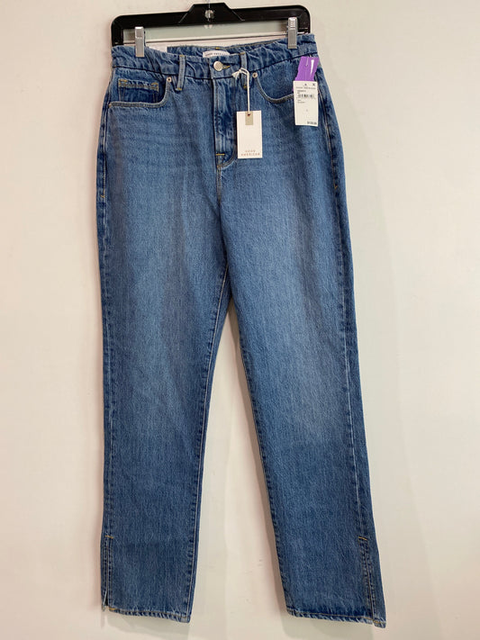 Blue Denim Jeans Straight Good American, Size 4
