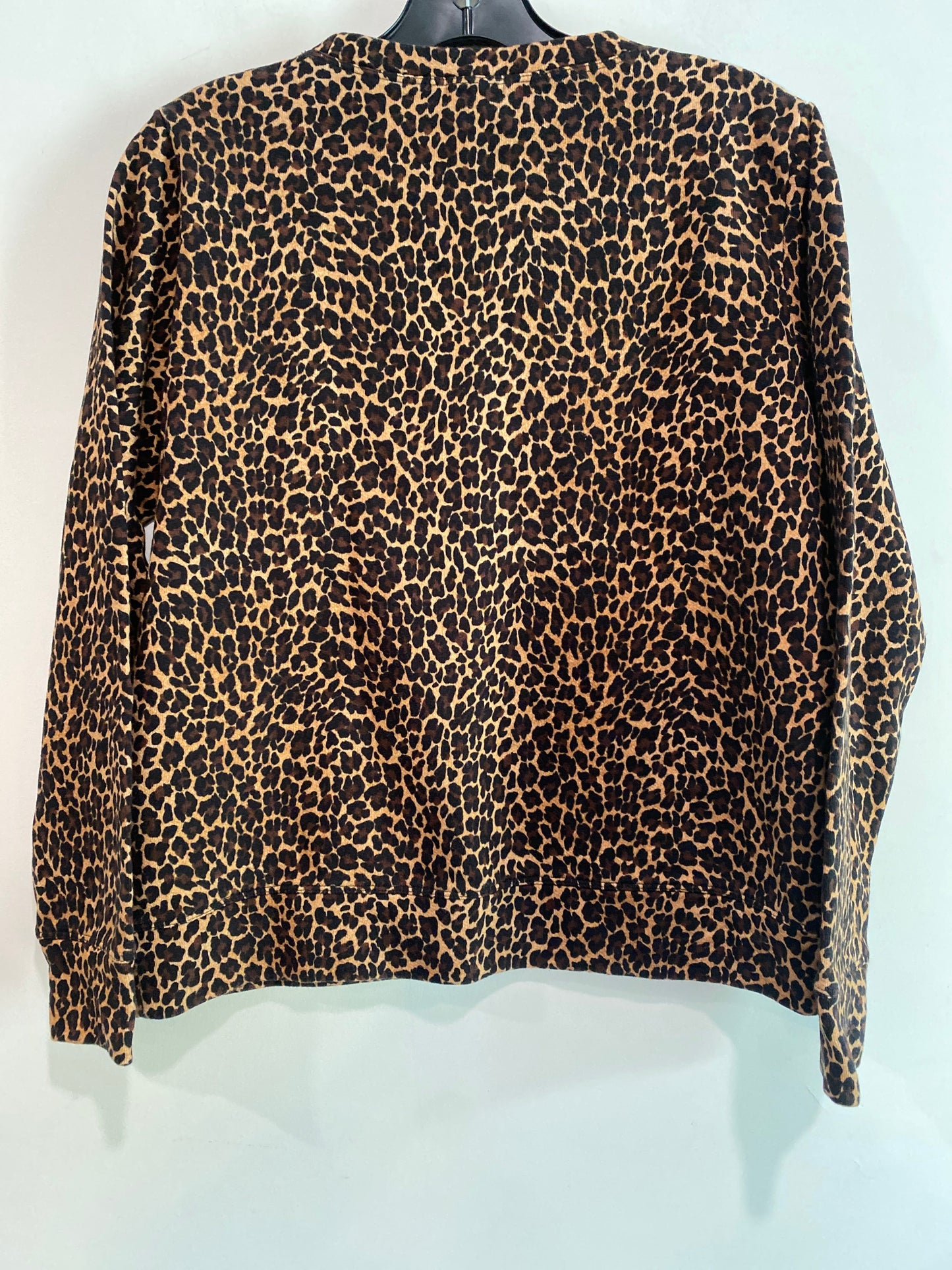 Animal Print Top Long Sleeve J. Crew, Size S