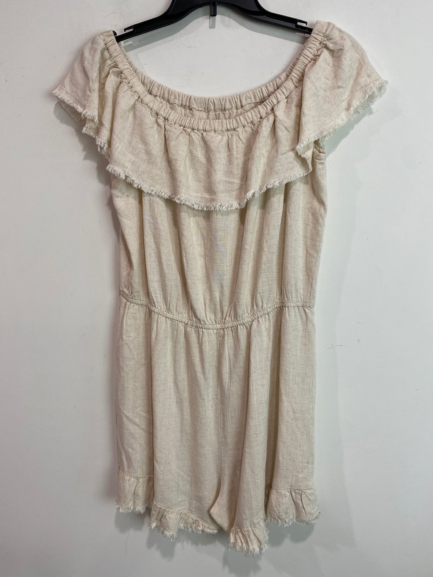 Beige Romper Umgee, Size L