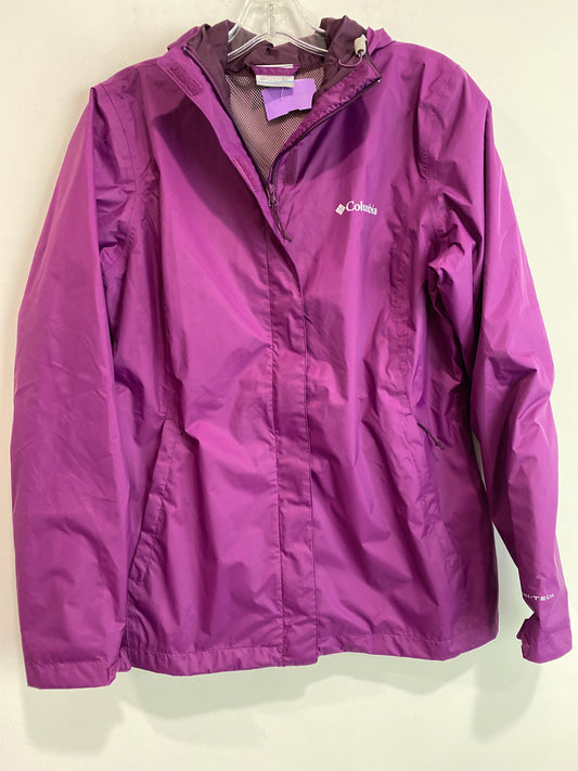 Purple Jacket Windbreaker Columbia, Size M