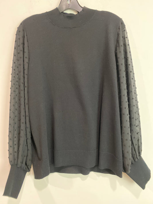 Black Top Long Sleeve Vince Camuto, Size L