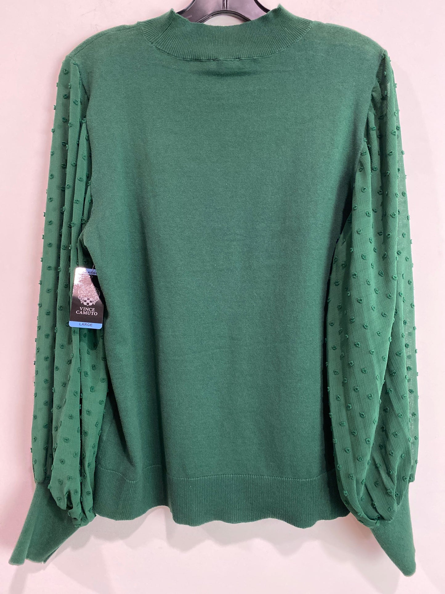 Green Top Long Sleeve Vince Camuto, Size L