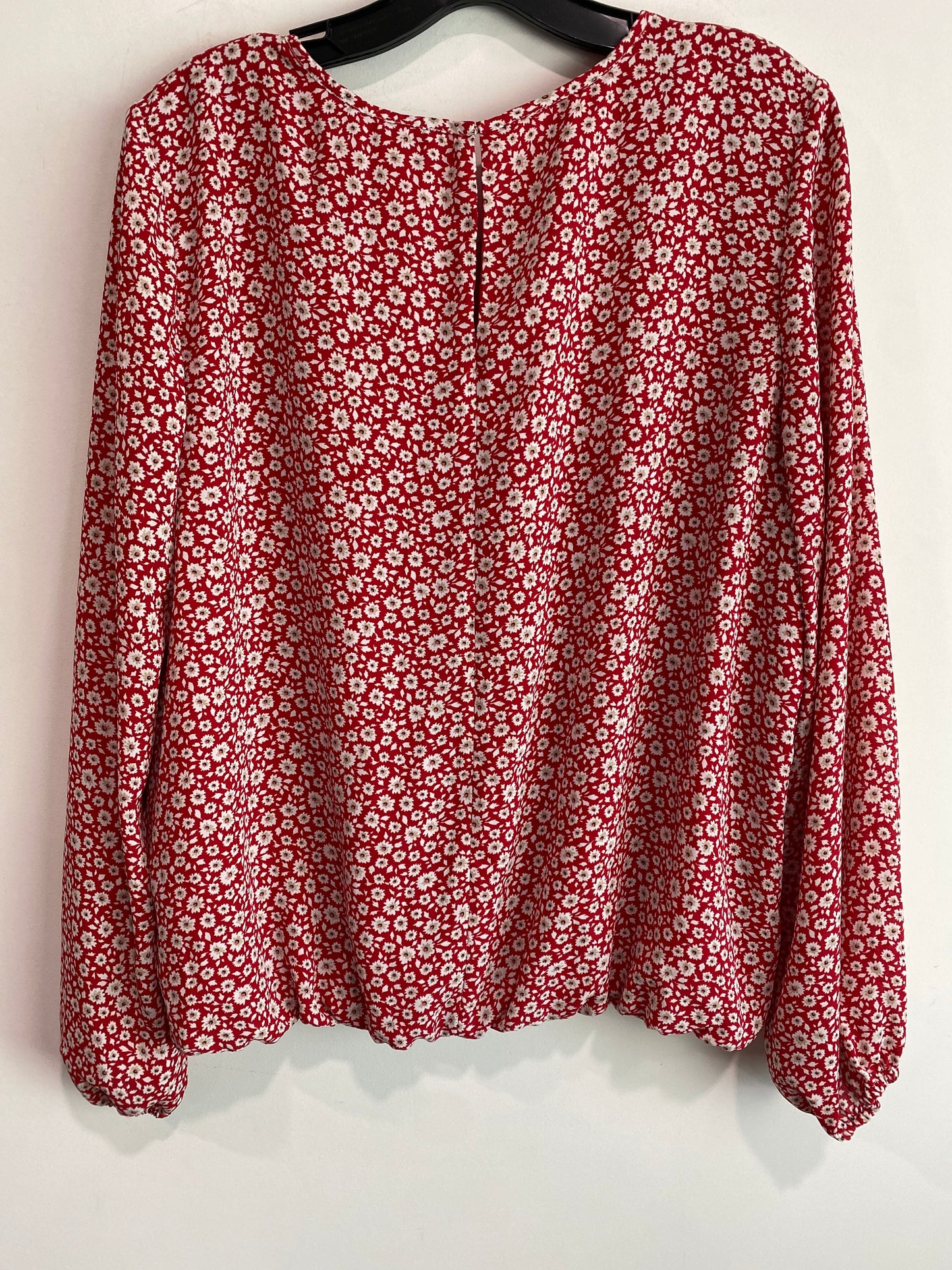 Red Top Long Sleeve Tommy Hilfiger, Size Xl