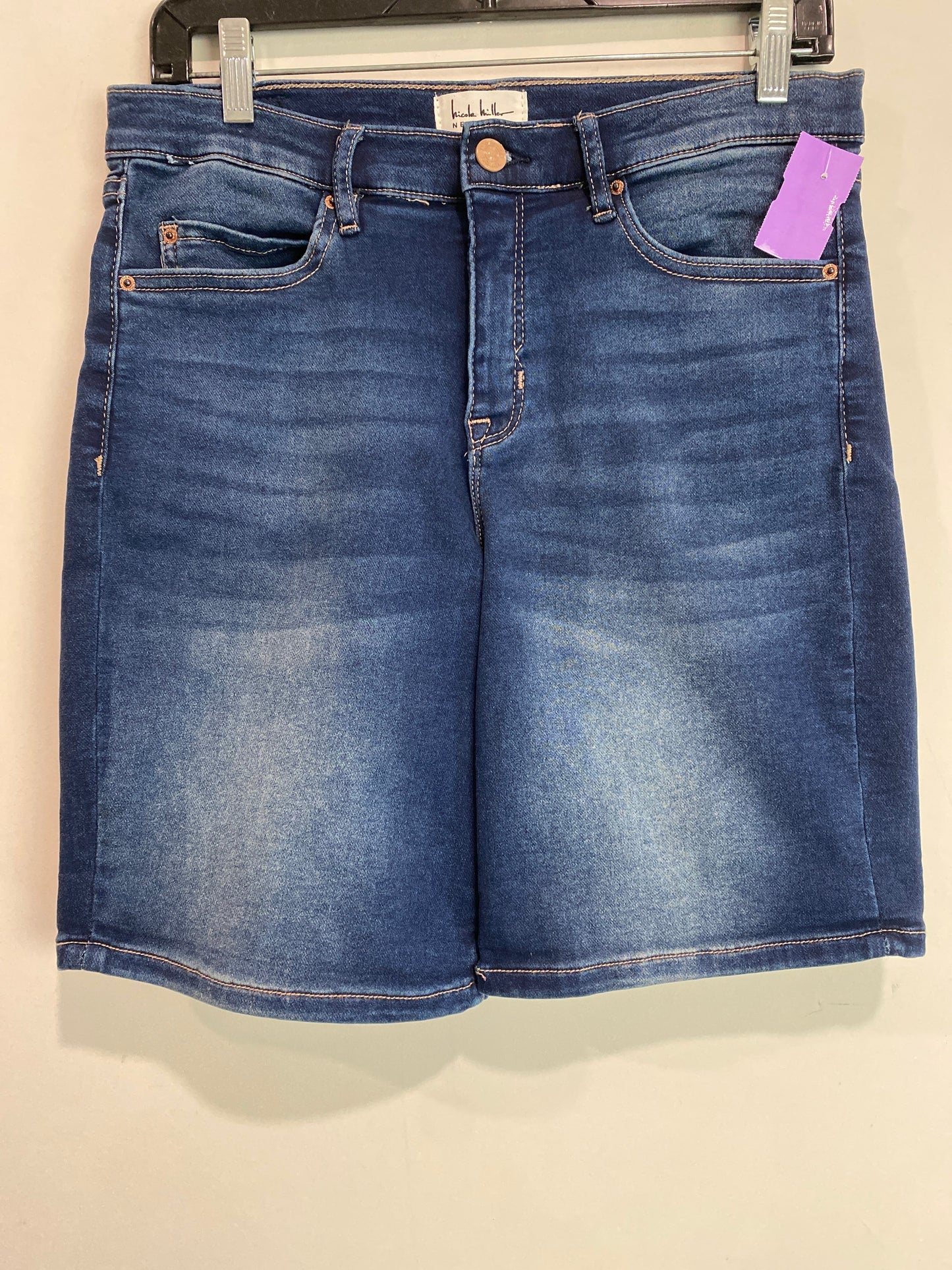 Blue Denim Shorts Nicole By Nicole Miller, Size 8