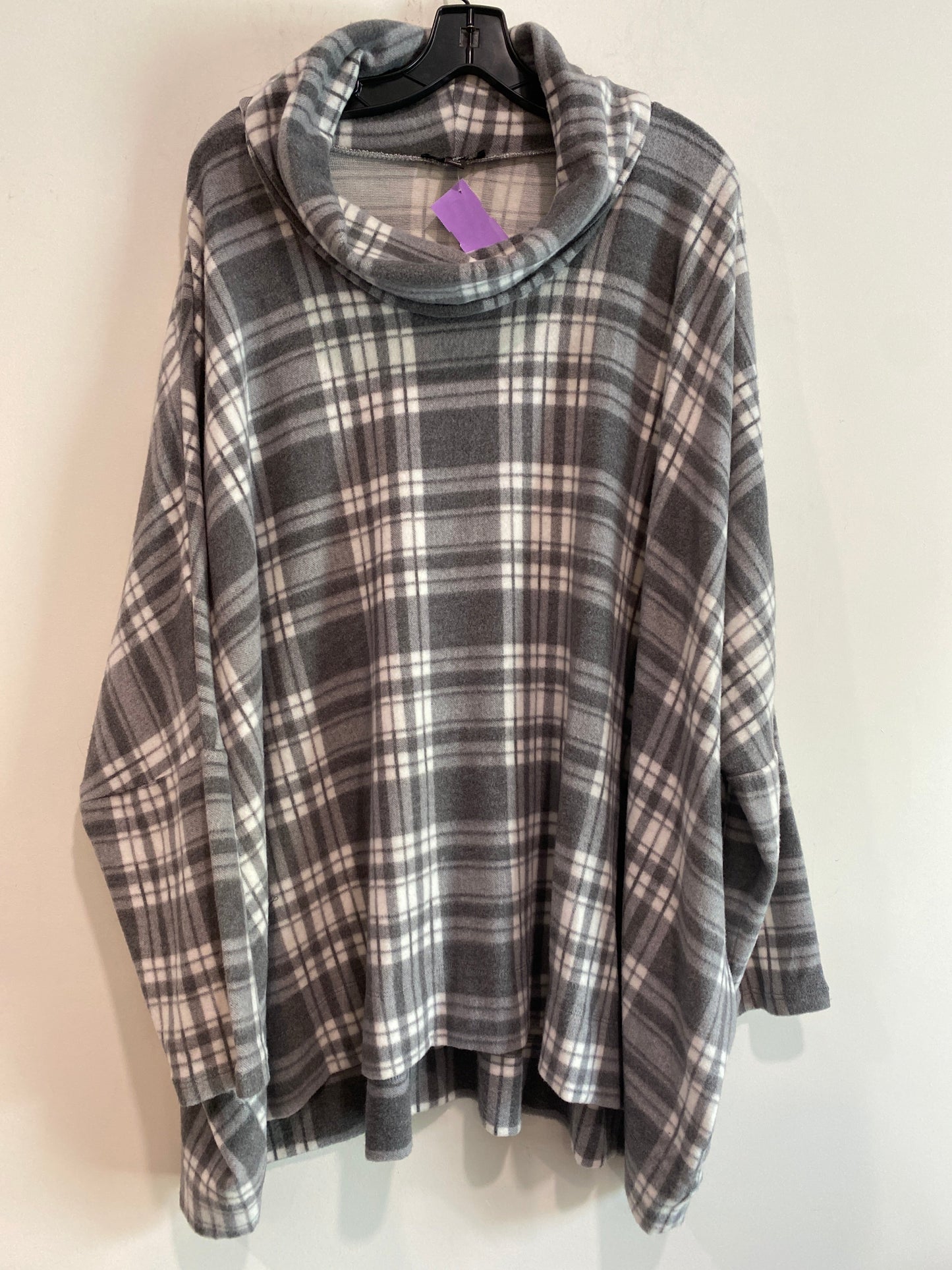 Grey Top Long Sleeve Lane Bryant, Size 3x