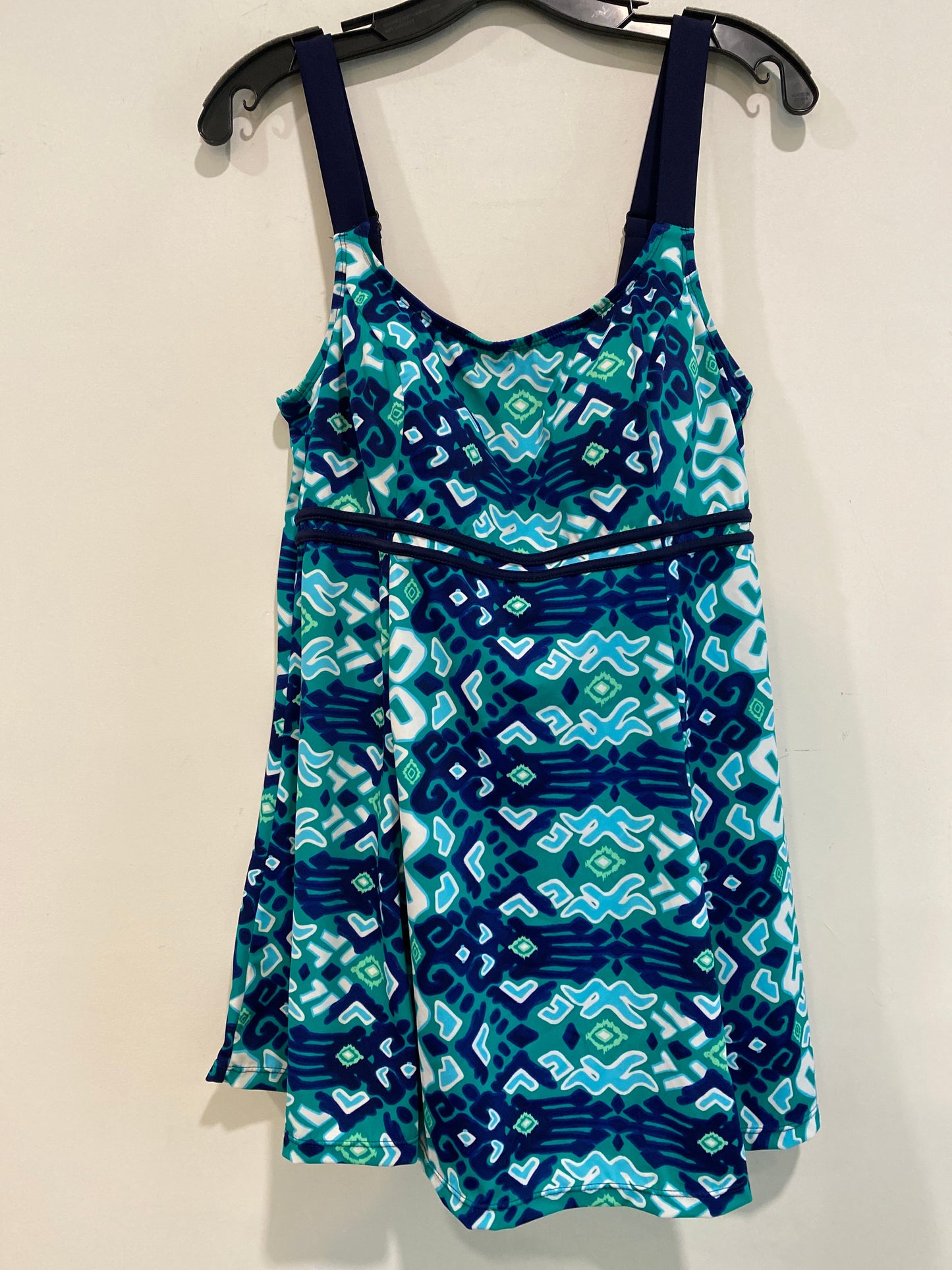 Blue & Green Swimsuit Clothes Mentor, Size Xl