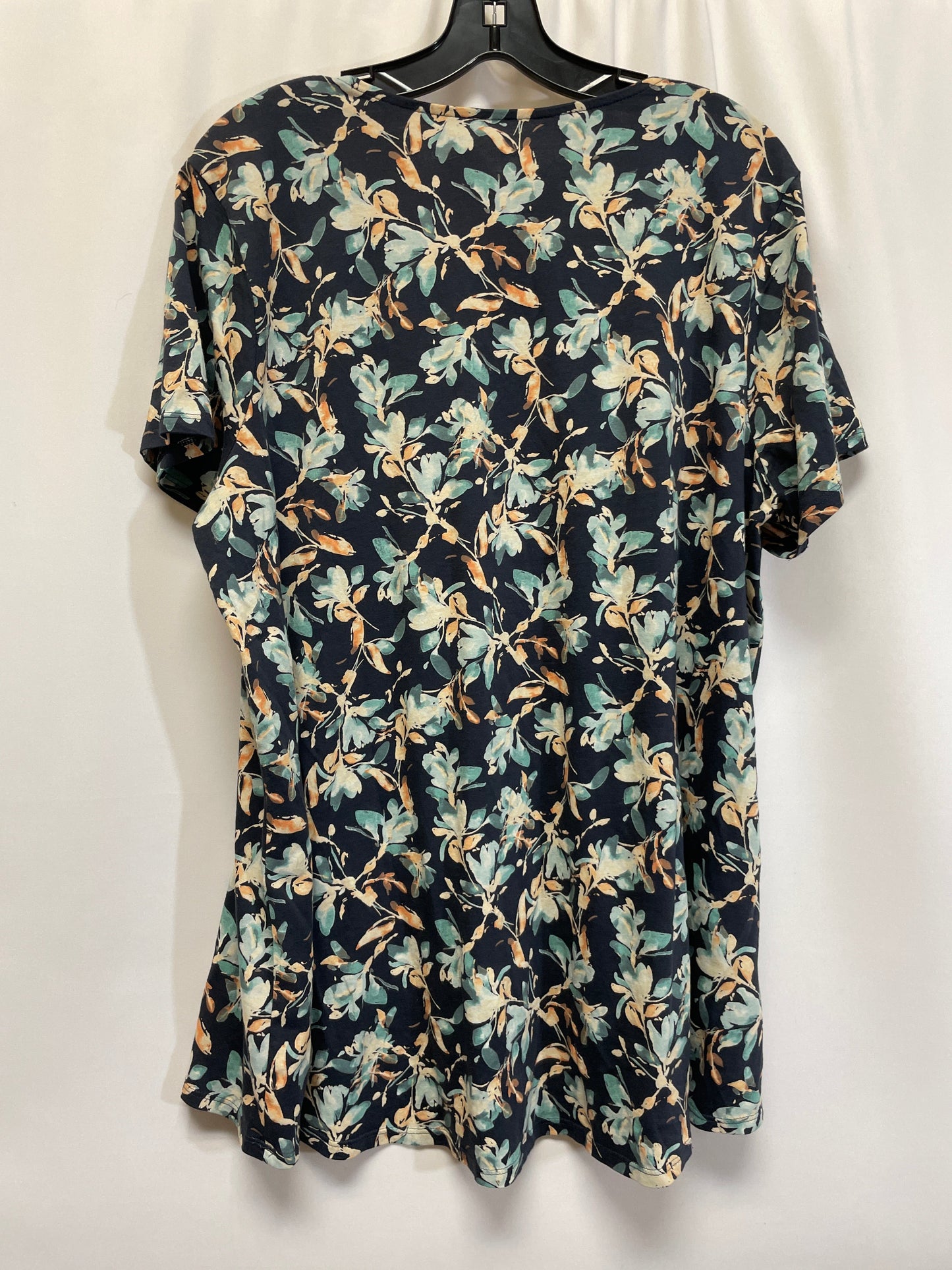 Blue Top Short Sleeve J. Jill, Size Xl