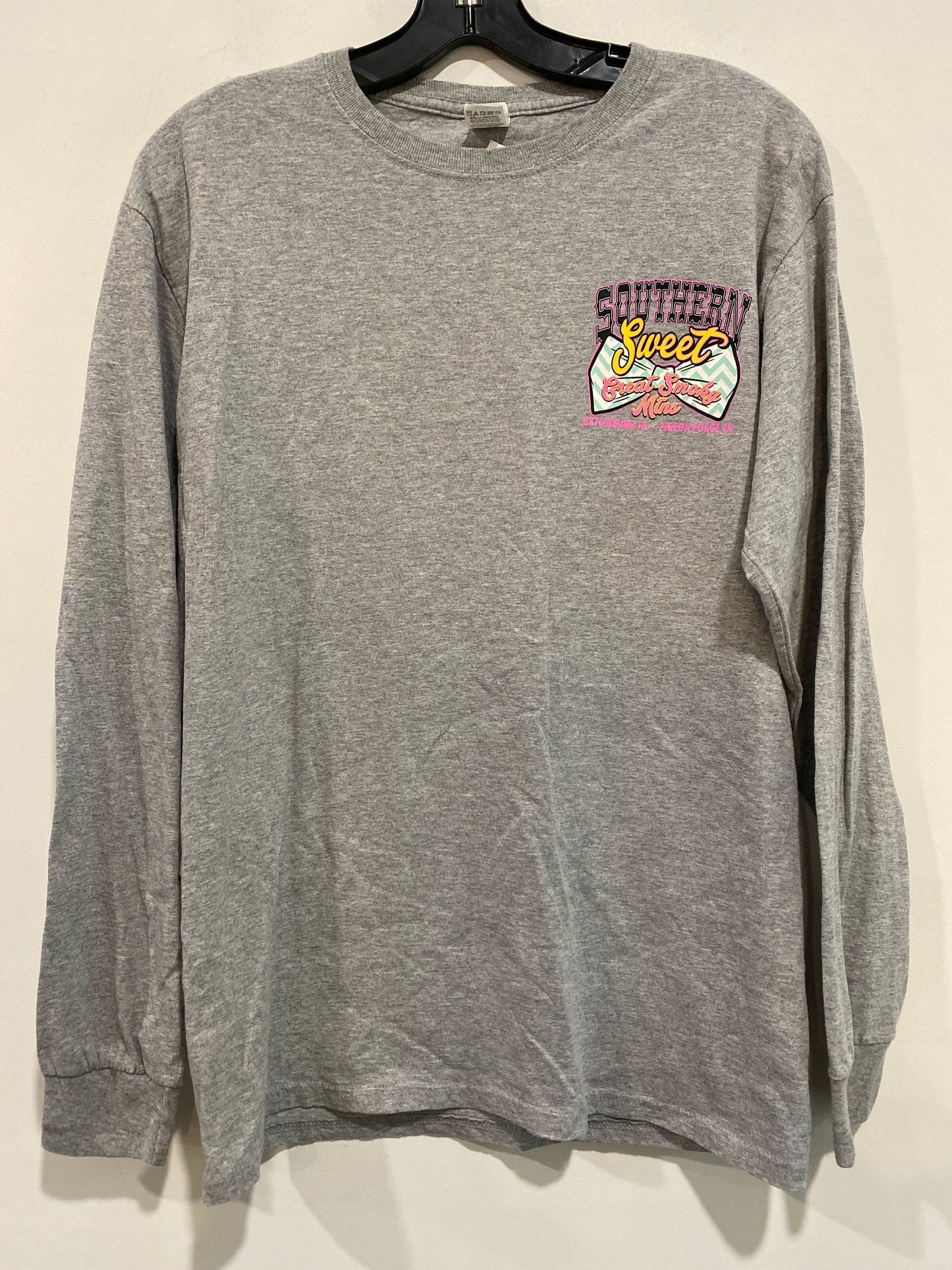 Grey Top Long Sleeve Fruit Of The Loom, Size M