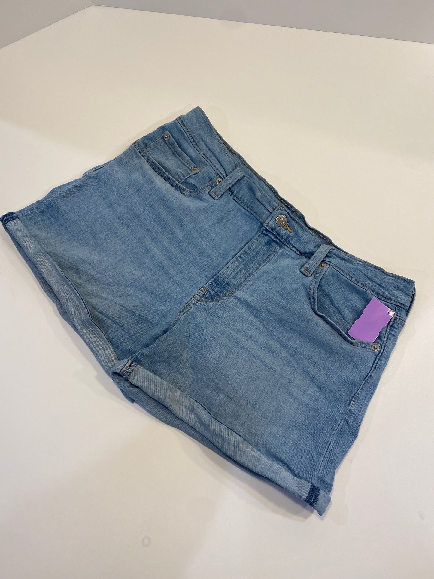 Blue Denim Shorts Levis, Size 12