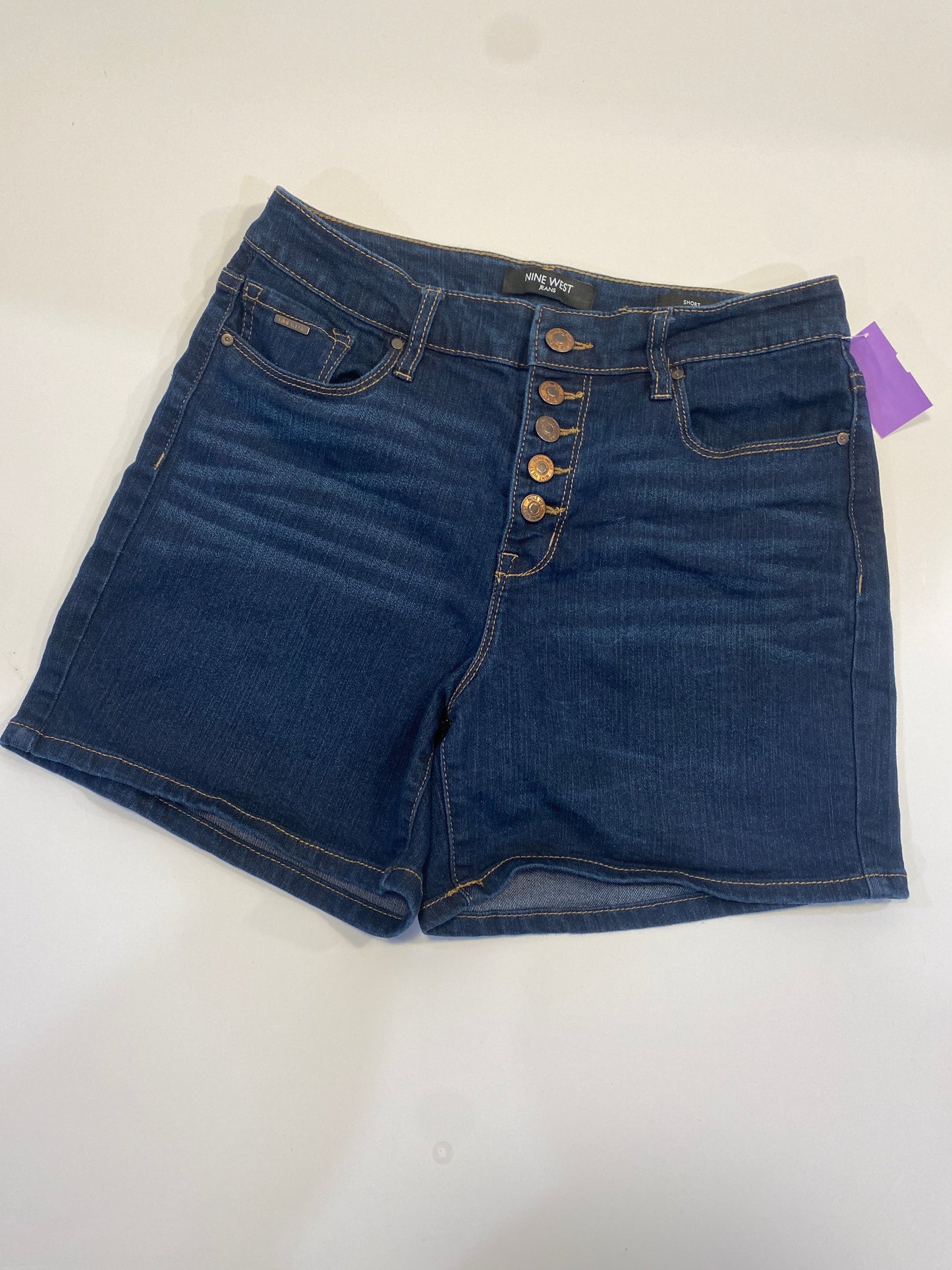 Blue Denim Shorts Nine West, Size 8