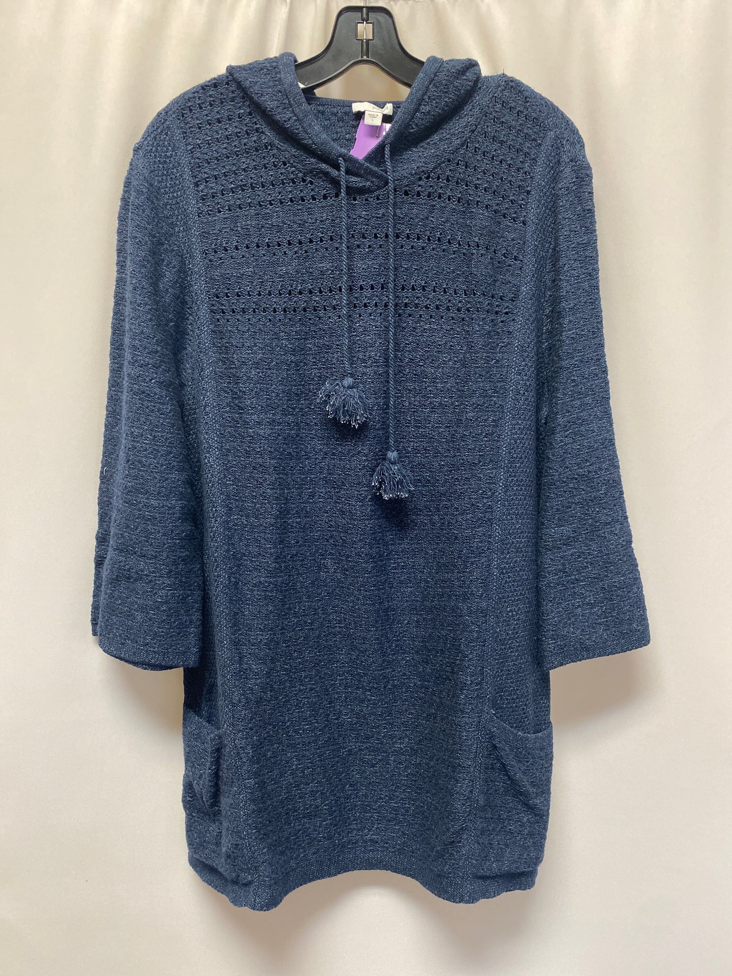 Blue Top Long Sleeve J. Jill, Size L