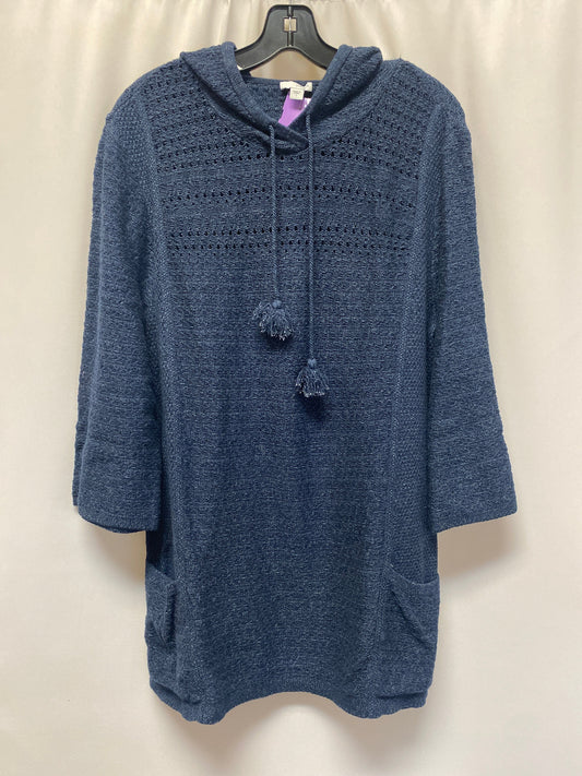 Blue Top Long Sleeve J. Jill, Size L