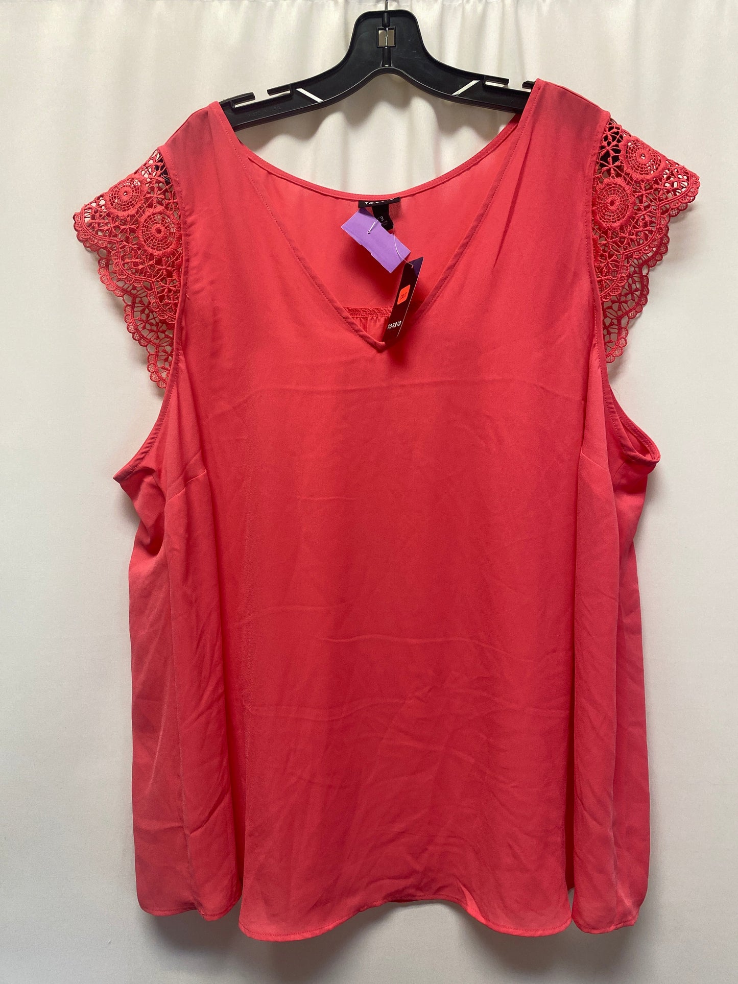 Pink Top Short Sleeve Torrid, Size 3x