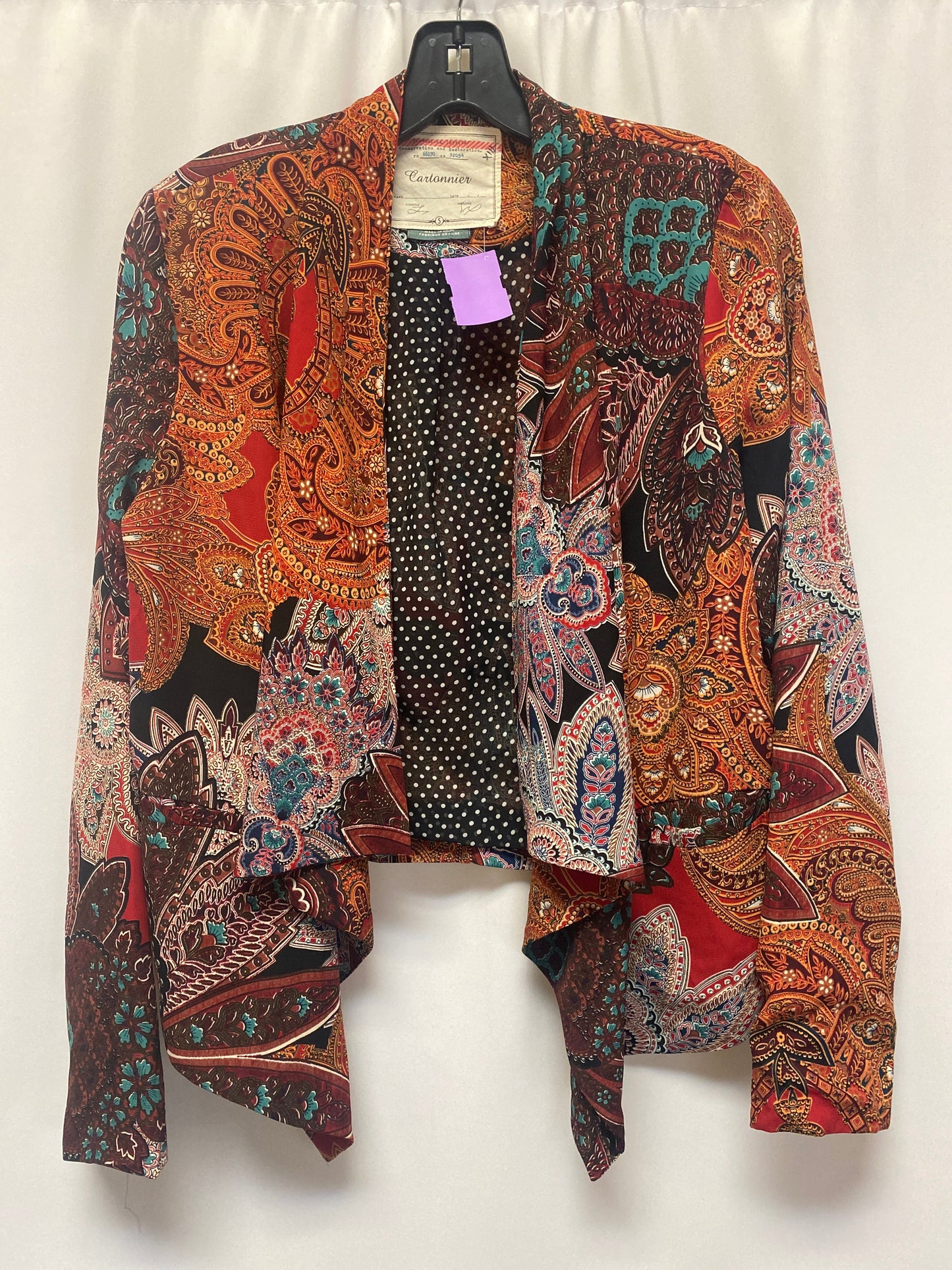 Red & Yellow Blazer Clothes Mentor, Size S