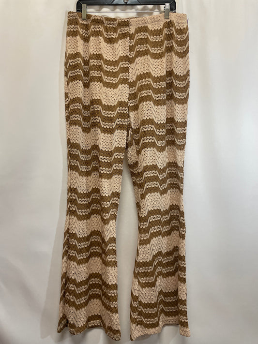 Brown Pants Lounge Fashion Nova, Size 3x