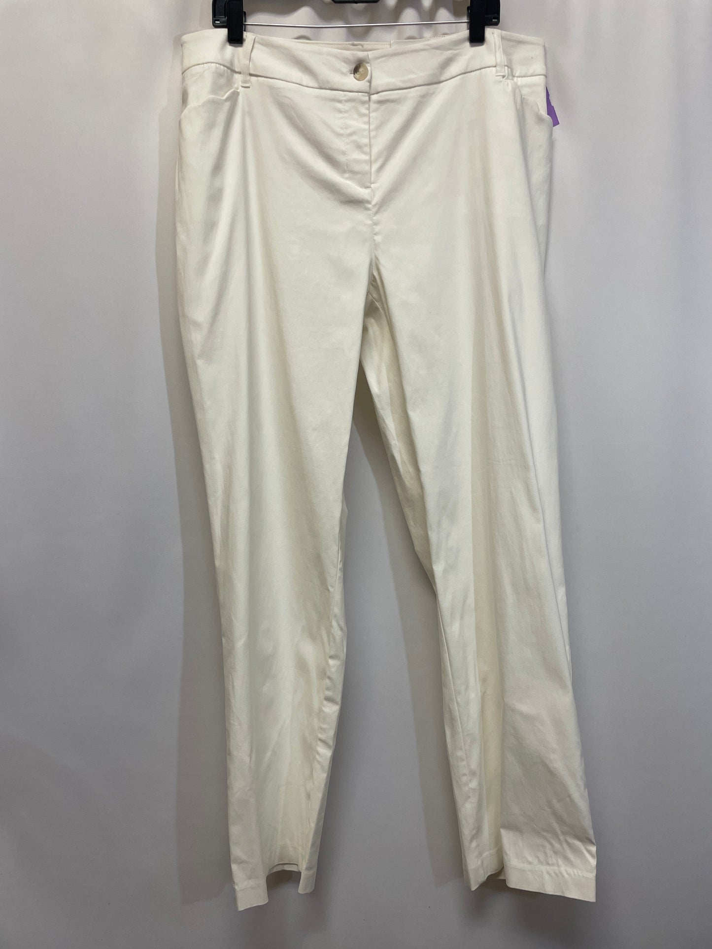 Cream Pants Dress Cato, Size 16