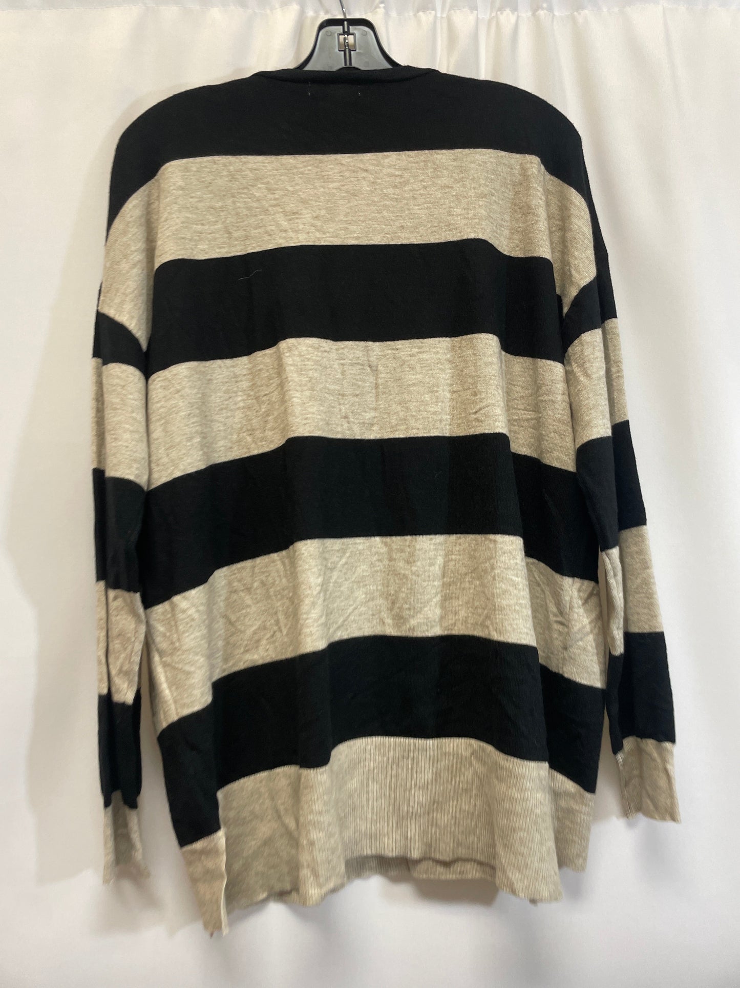 Black & Brown Top Long Sleeve White Birch, Size S