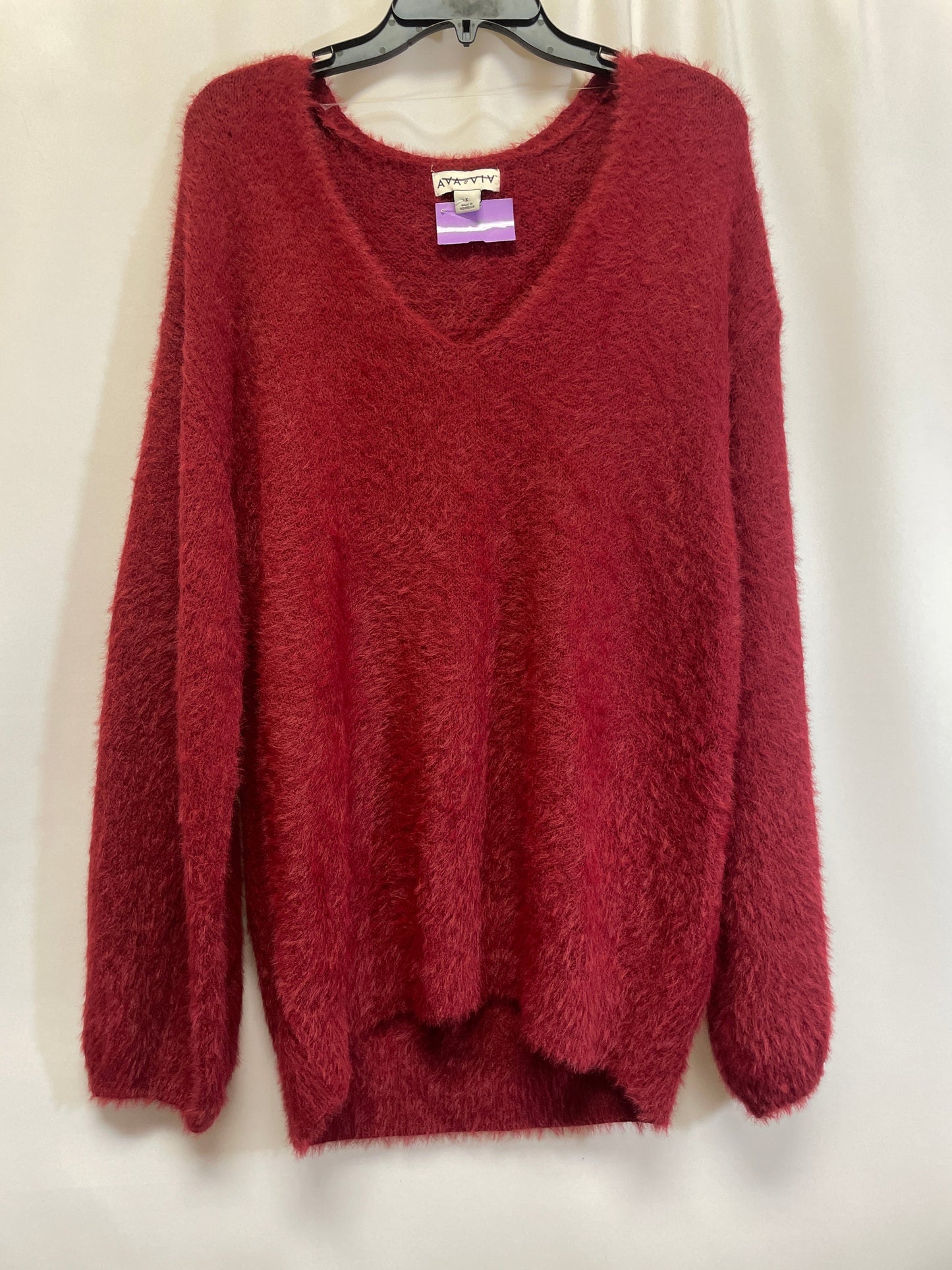 Red Sweater Ava & Viv, Size Xxl