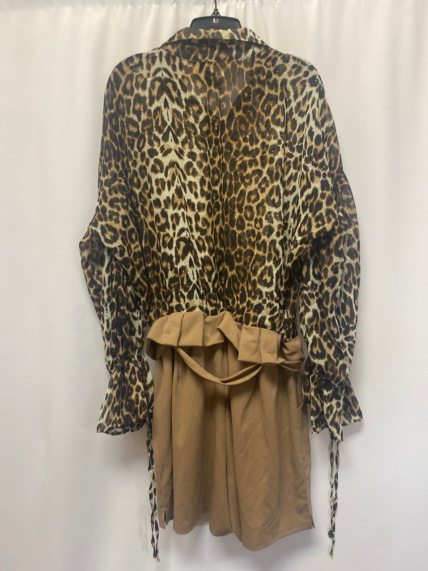 Animal Print Romper Fashion Nova, Size 2x