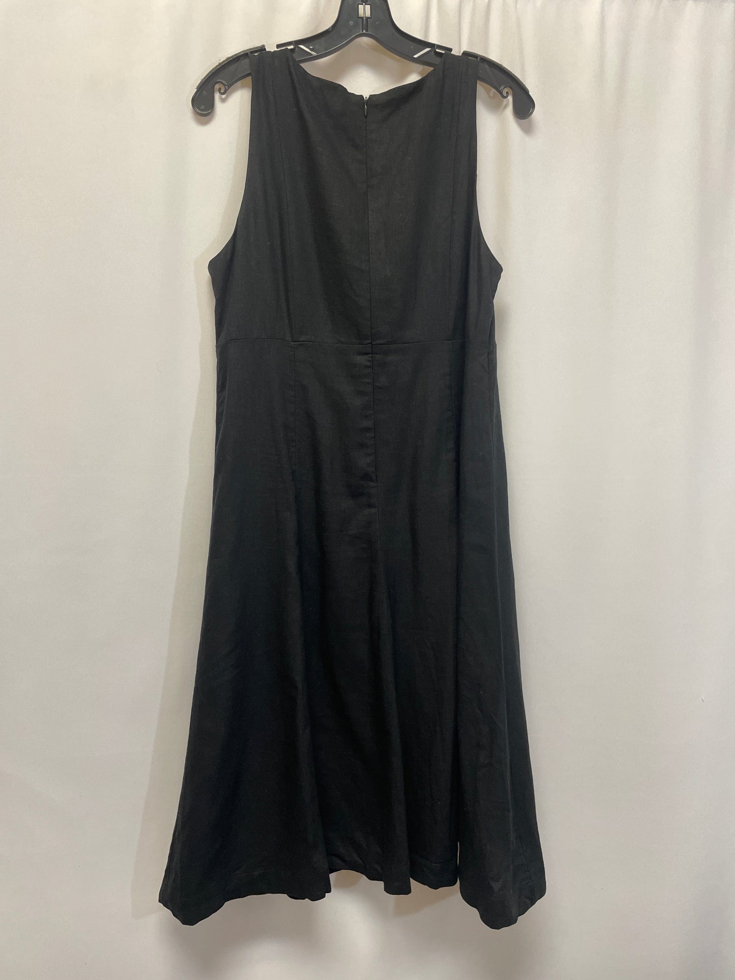 Black Dress Casual Midi Banana Republic, Size M