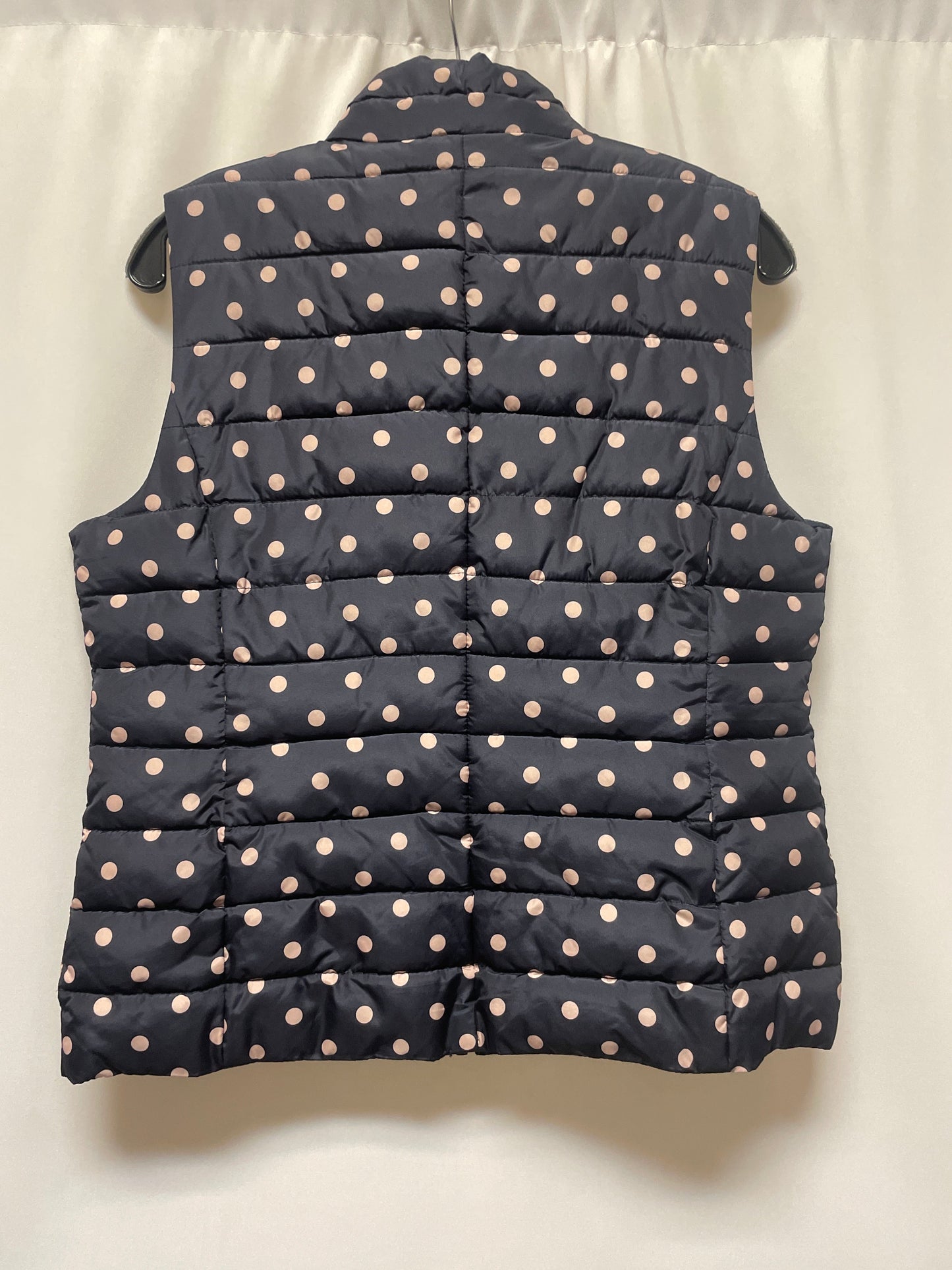 Polkadot Pattern Vest Puffer & Quilted Clothes Mentor, Size M