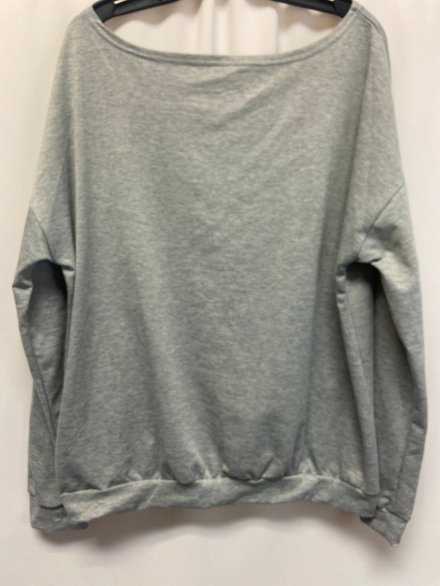 Grey Top Long Sleeve Cmf, Size Xl