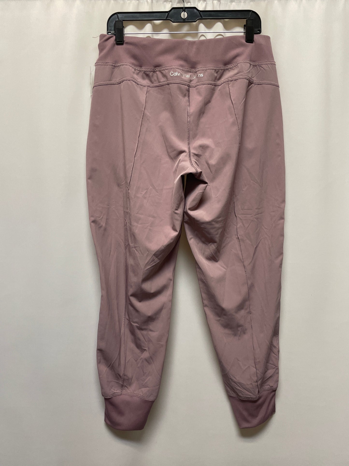 Athletic Pants By Calvin Klein In Purple, Size: M