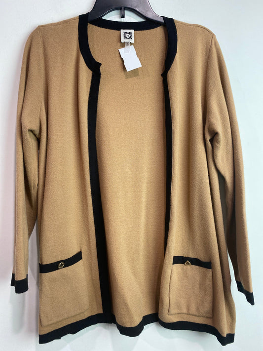 Cardigan By Anne Klein In Beige, Size: M