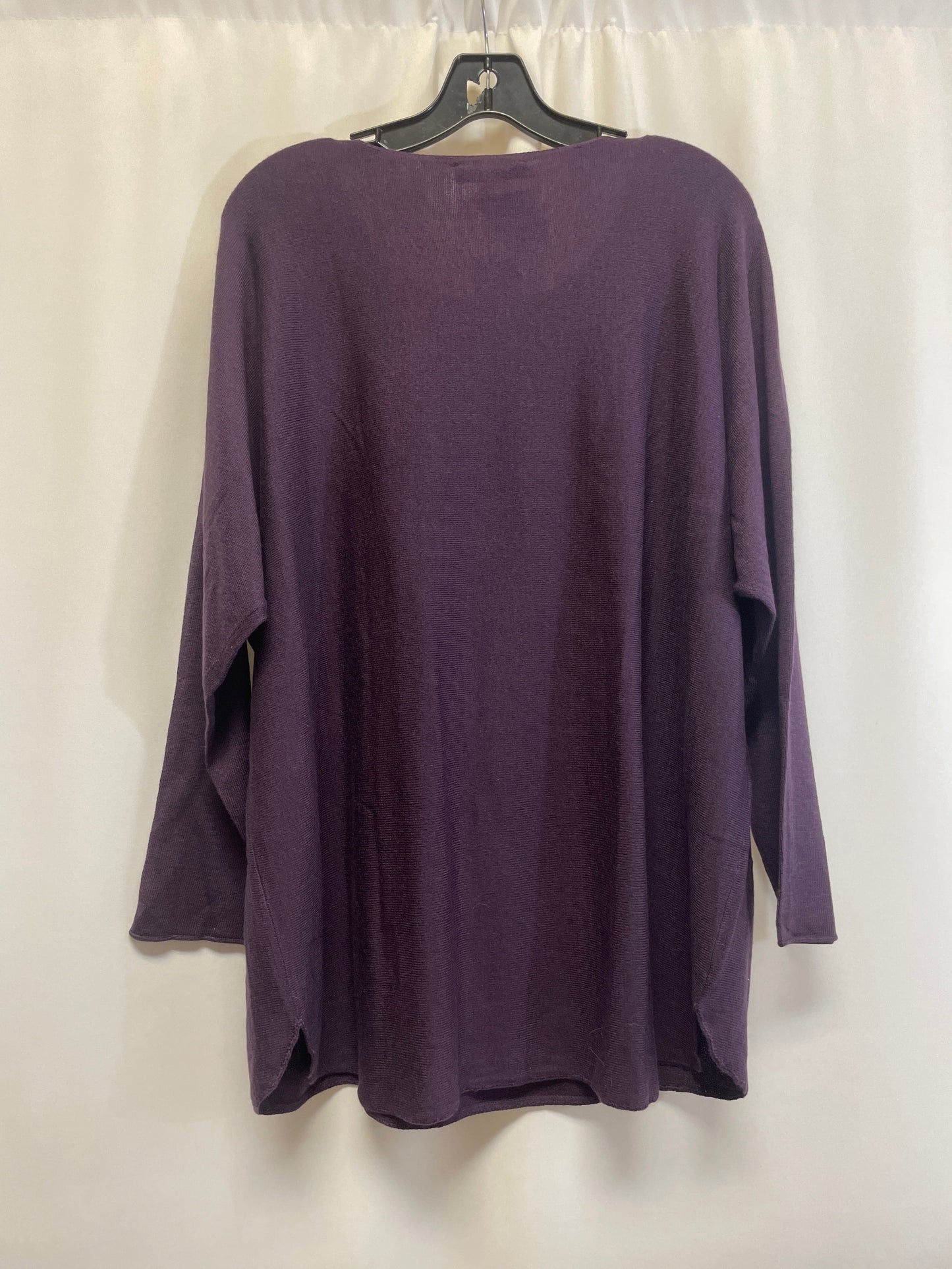 Sweater By Inc In Purple, Size: 1x