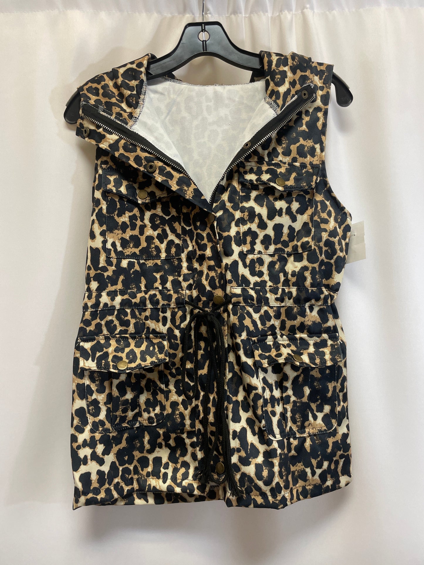 Vest Other By Clothes Mentor In Animal Print, Size: S