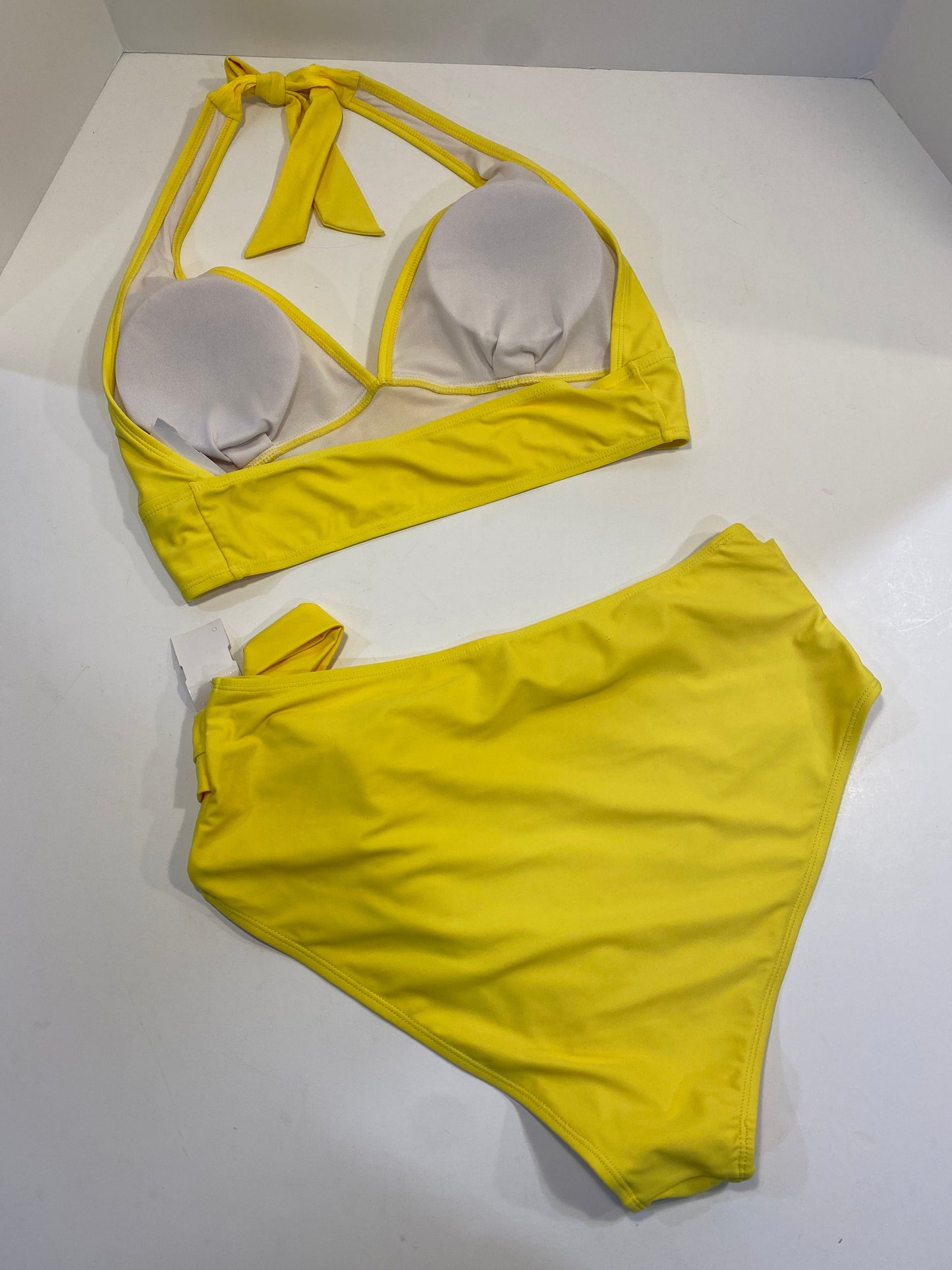 Swimsuit 2pc By Cmf In Yellow, Size: Xl