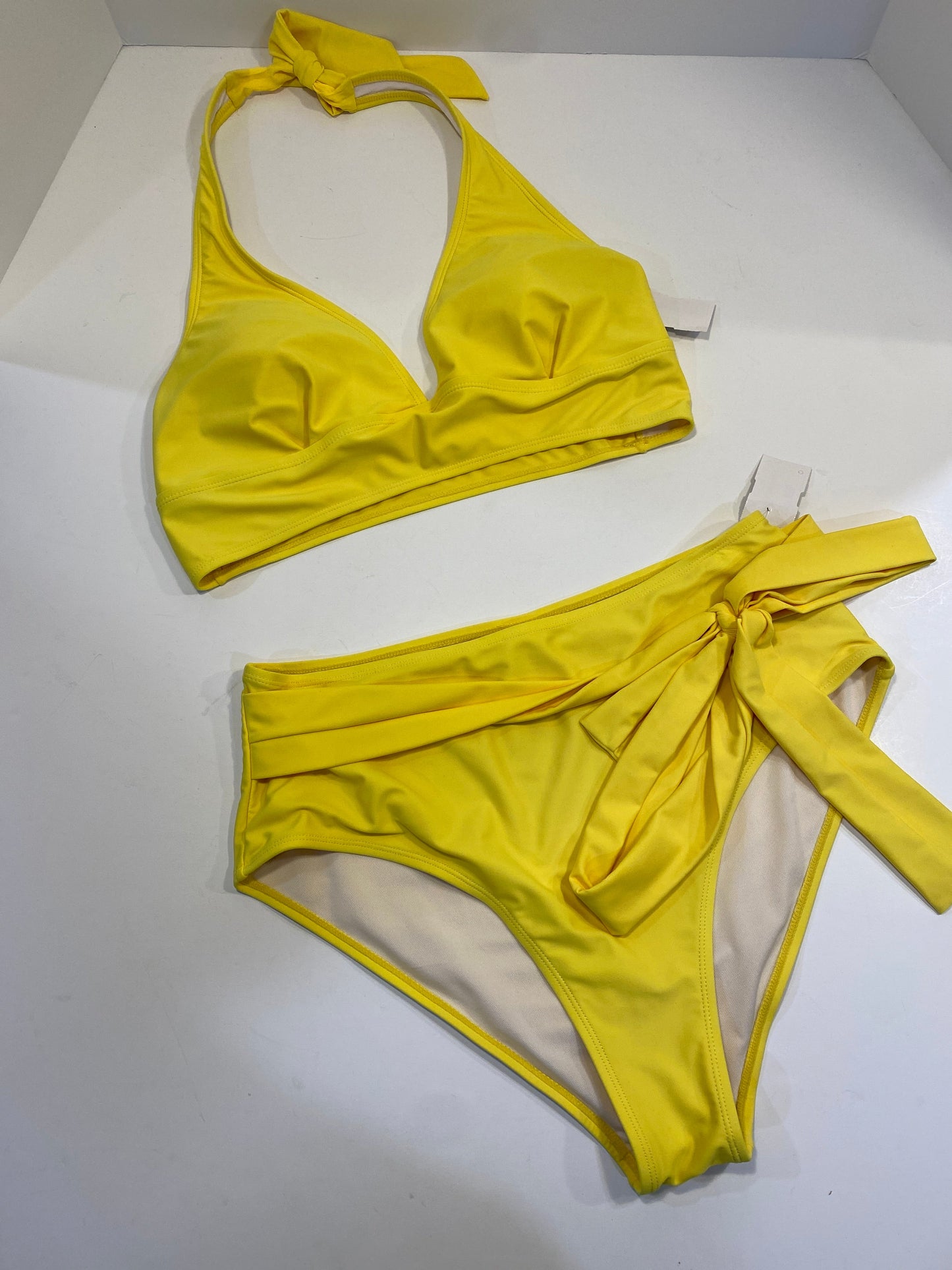 Swimsuit 2pc By Cmf In Yellow, Size: Xl