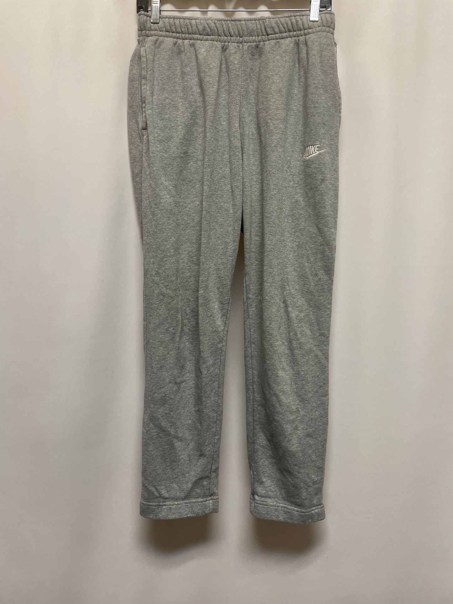 Athletic Pants By Nike In Grey, Size: S