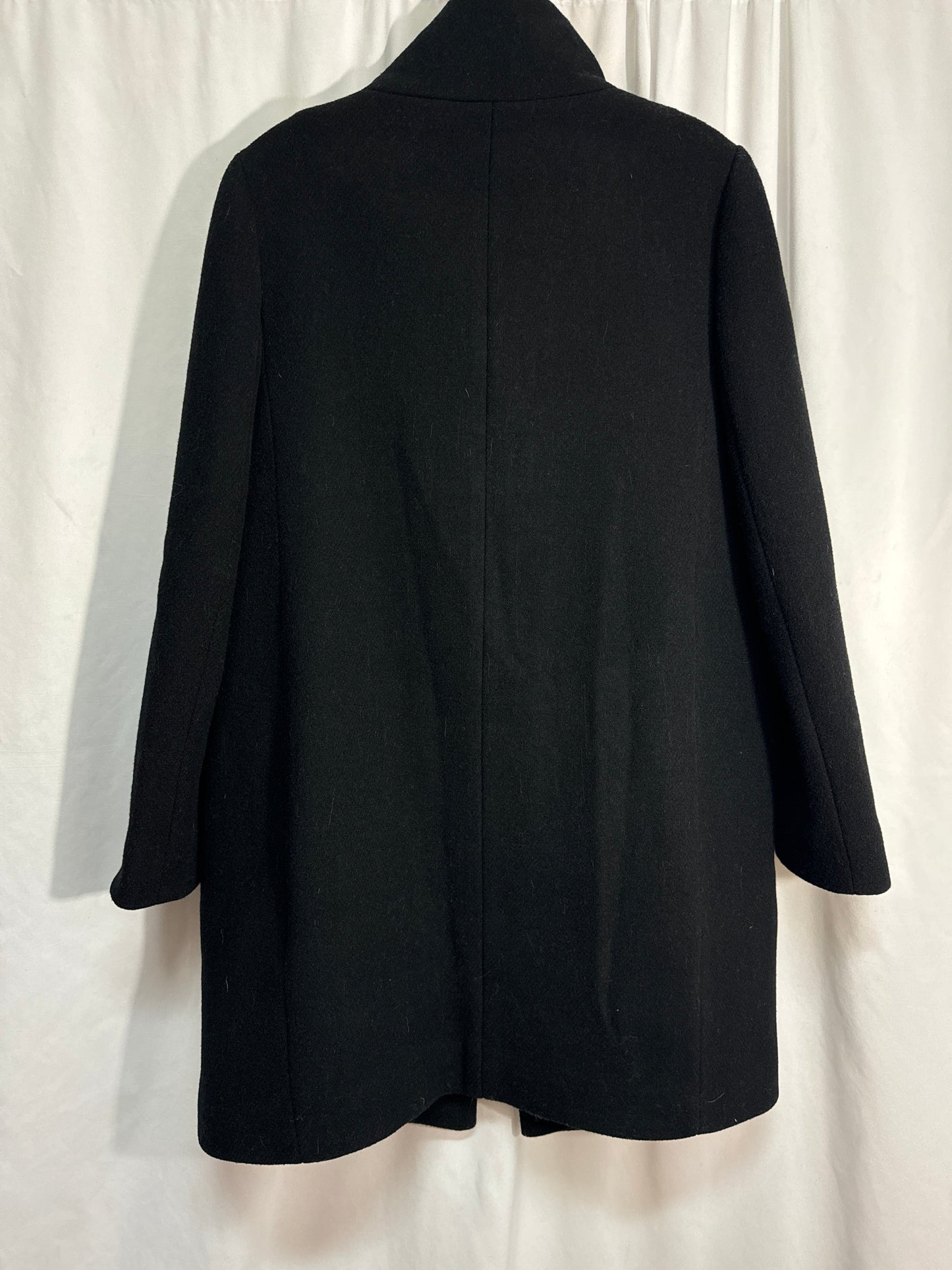 Coat Designer By Kate Spade In Black, Size: 6