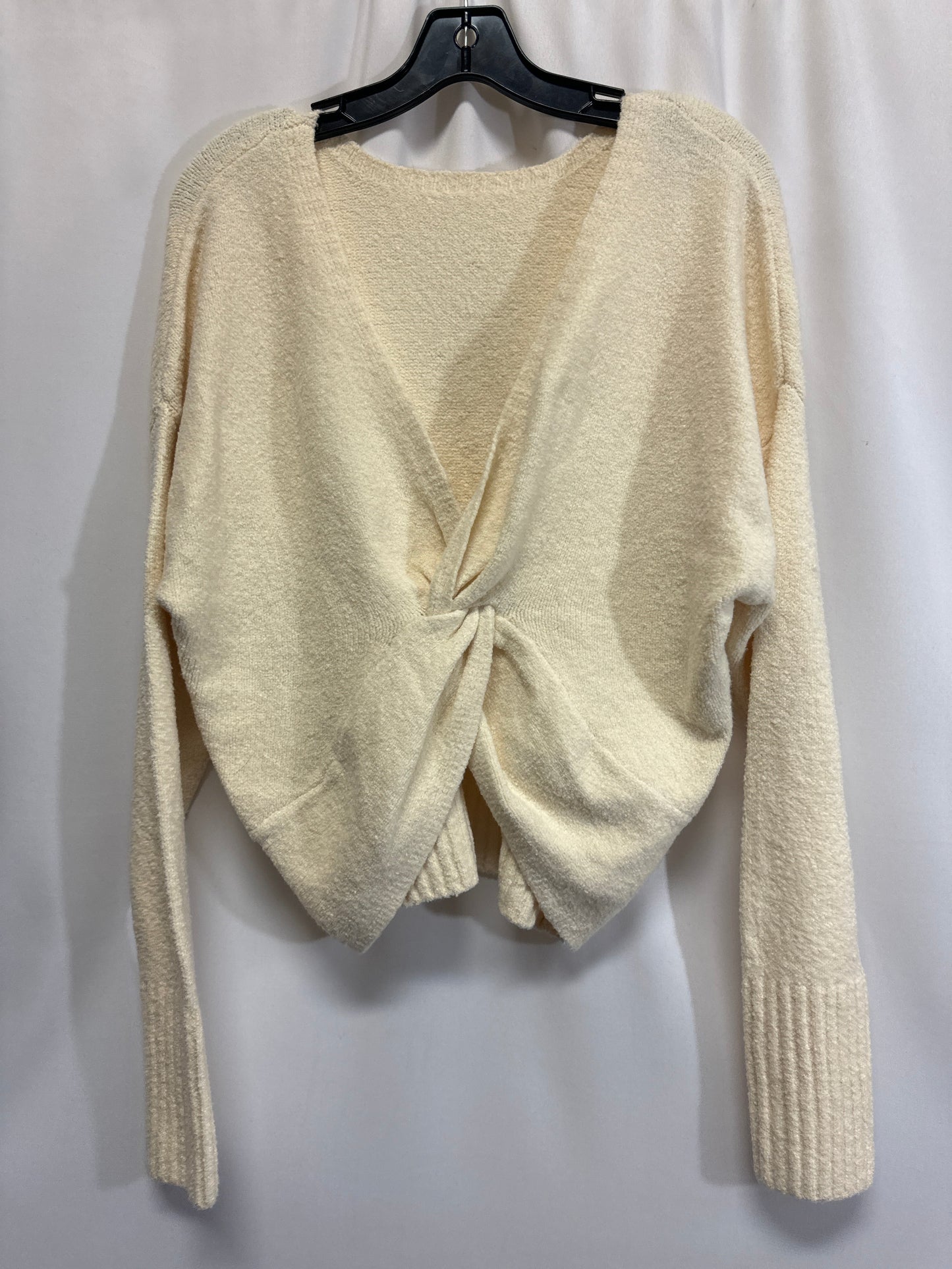 Sweater By Express In Cream, Size: M