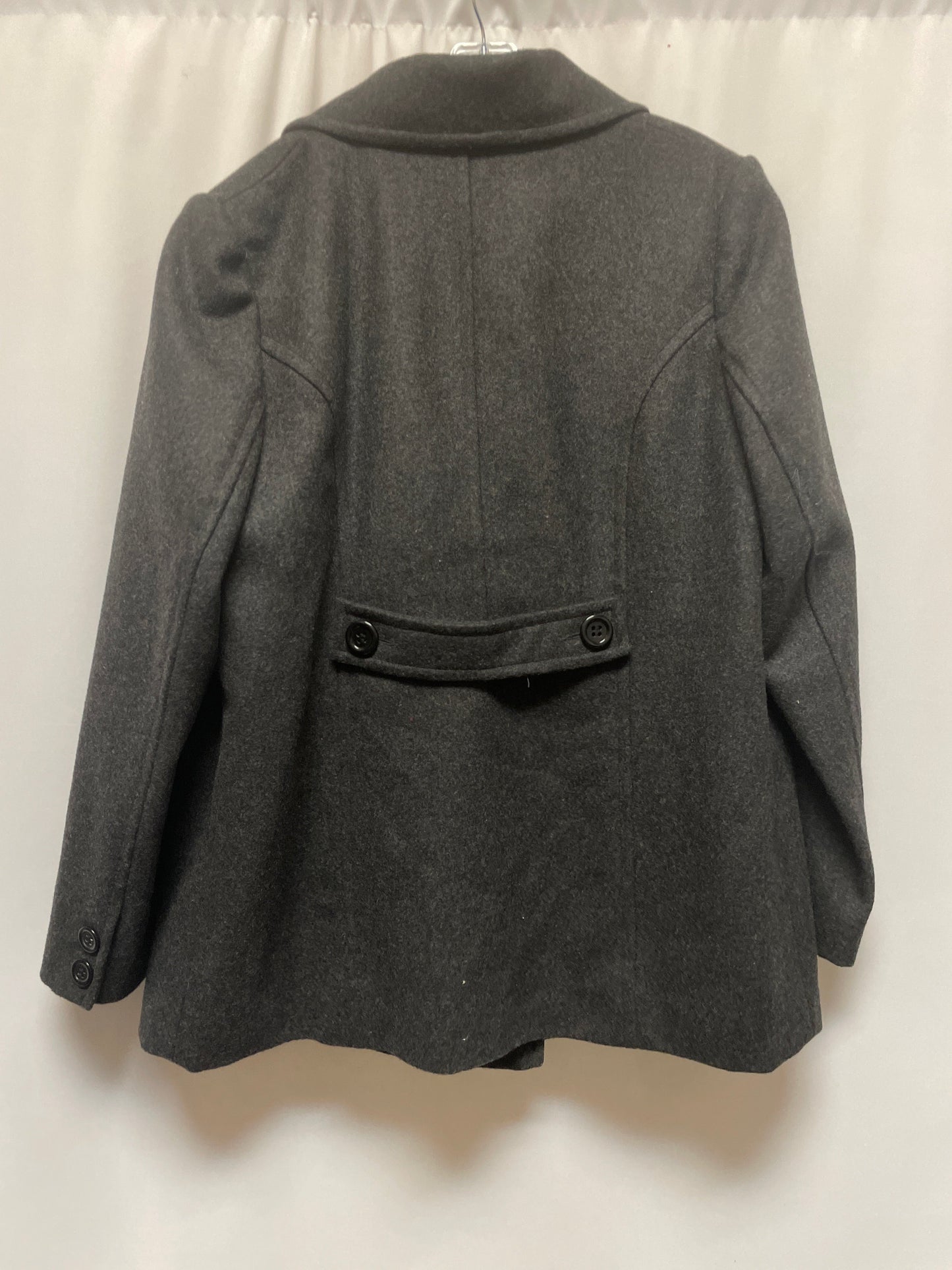 Coat Wool By Chadwicks In Grey, Size: Xl