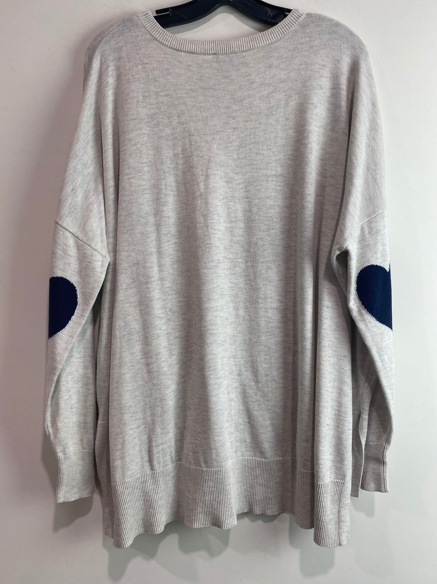 Sweater By Cmf In Grey, Size: 2x